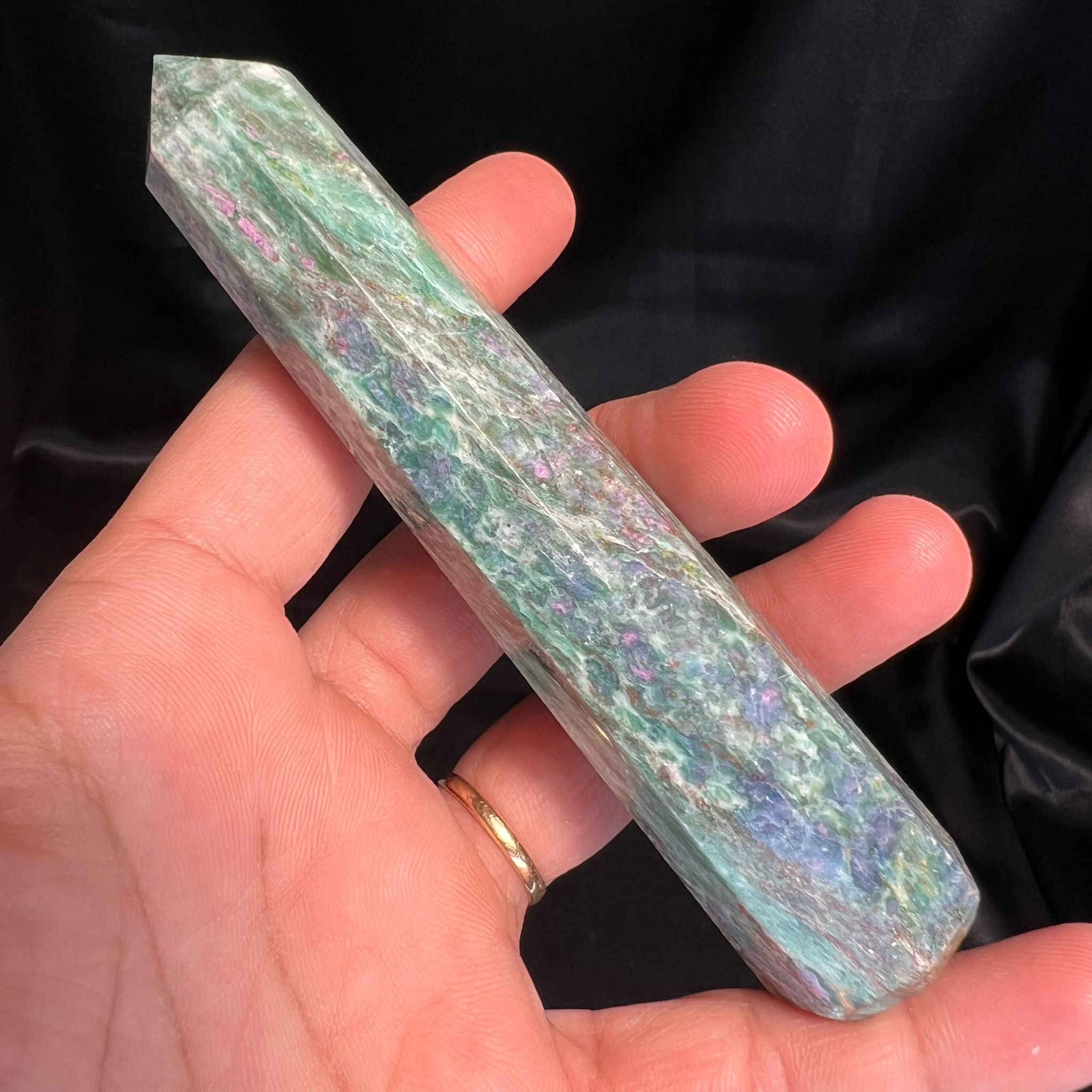 Ruby Fuchsite Point image 0