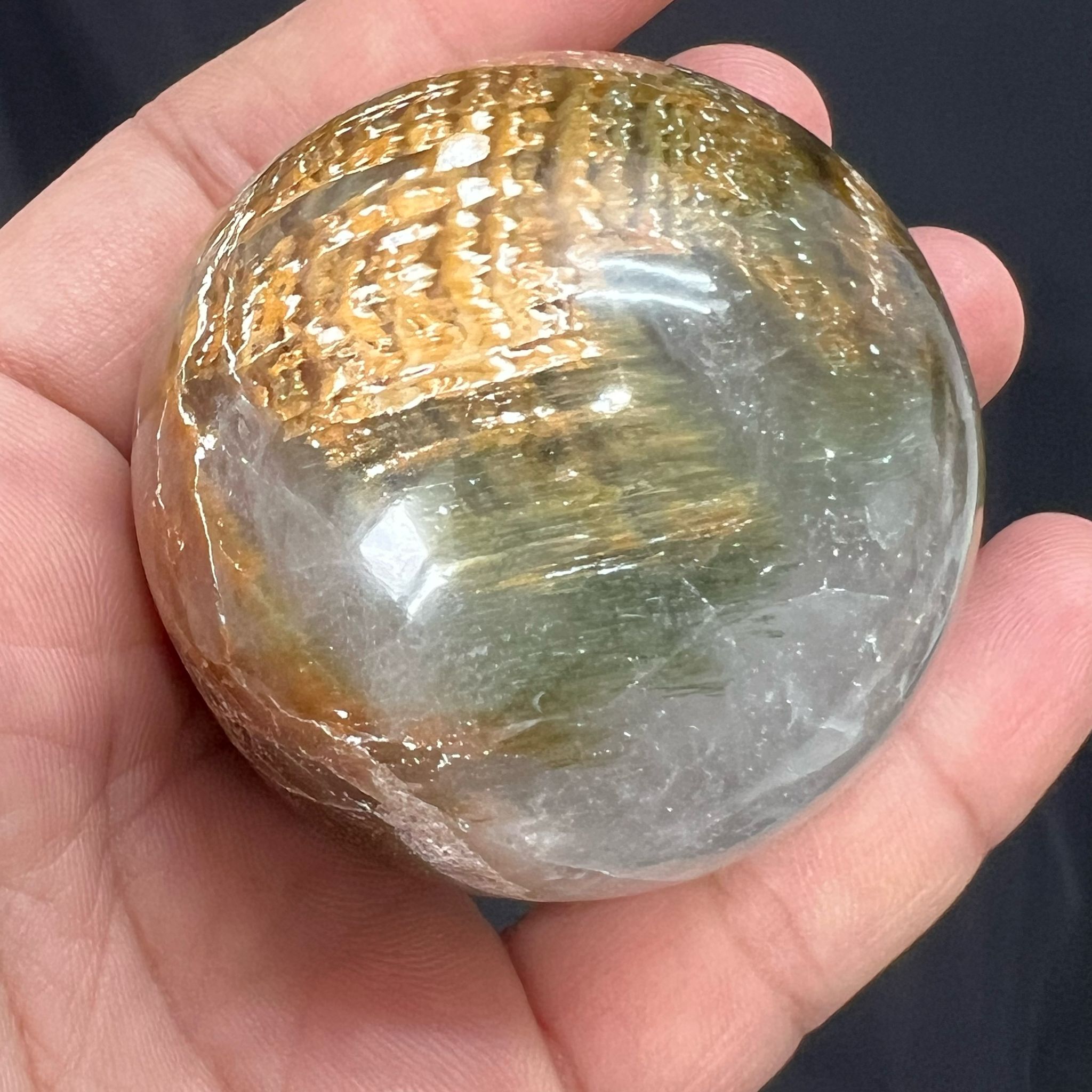 Garden Rutilated Quartz Sphere image 0