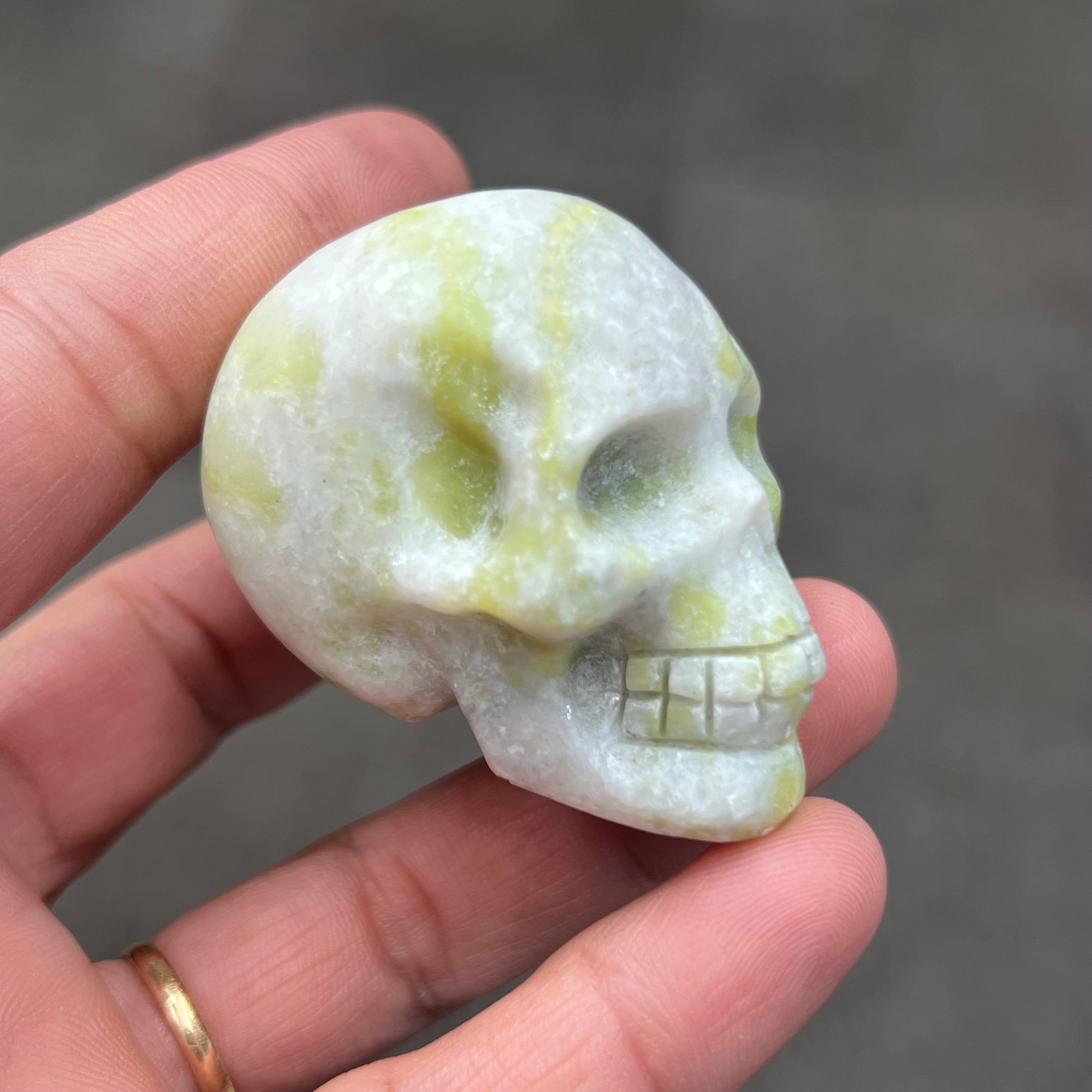 Skull - Serpentine (5cm)