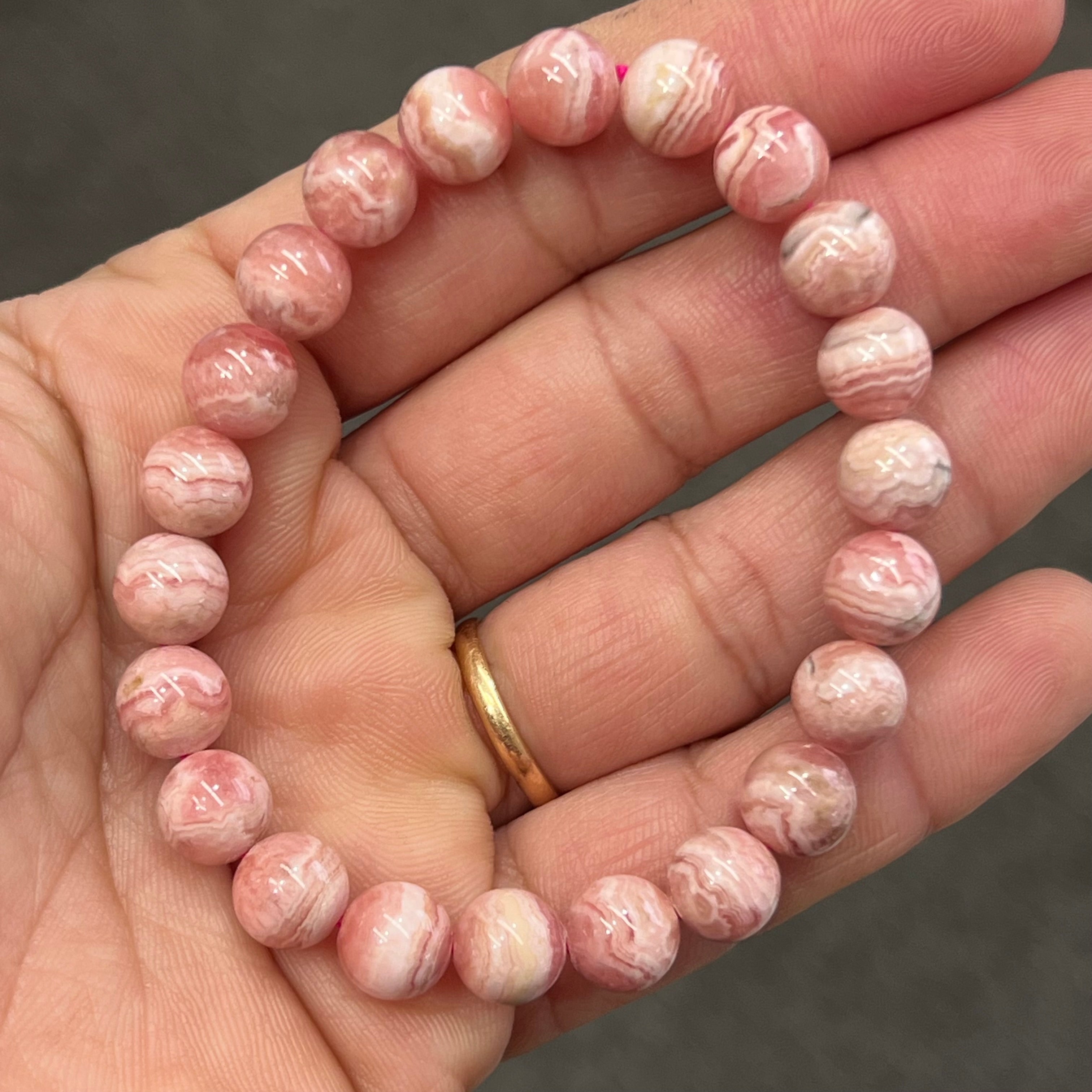 AAA grade Rhodochrosite bracelet