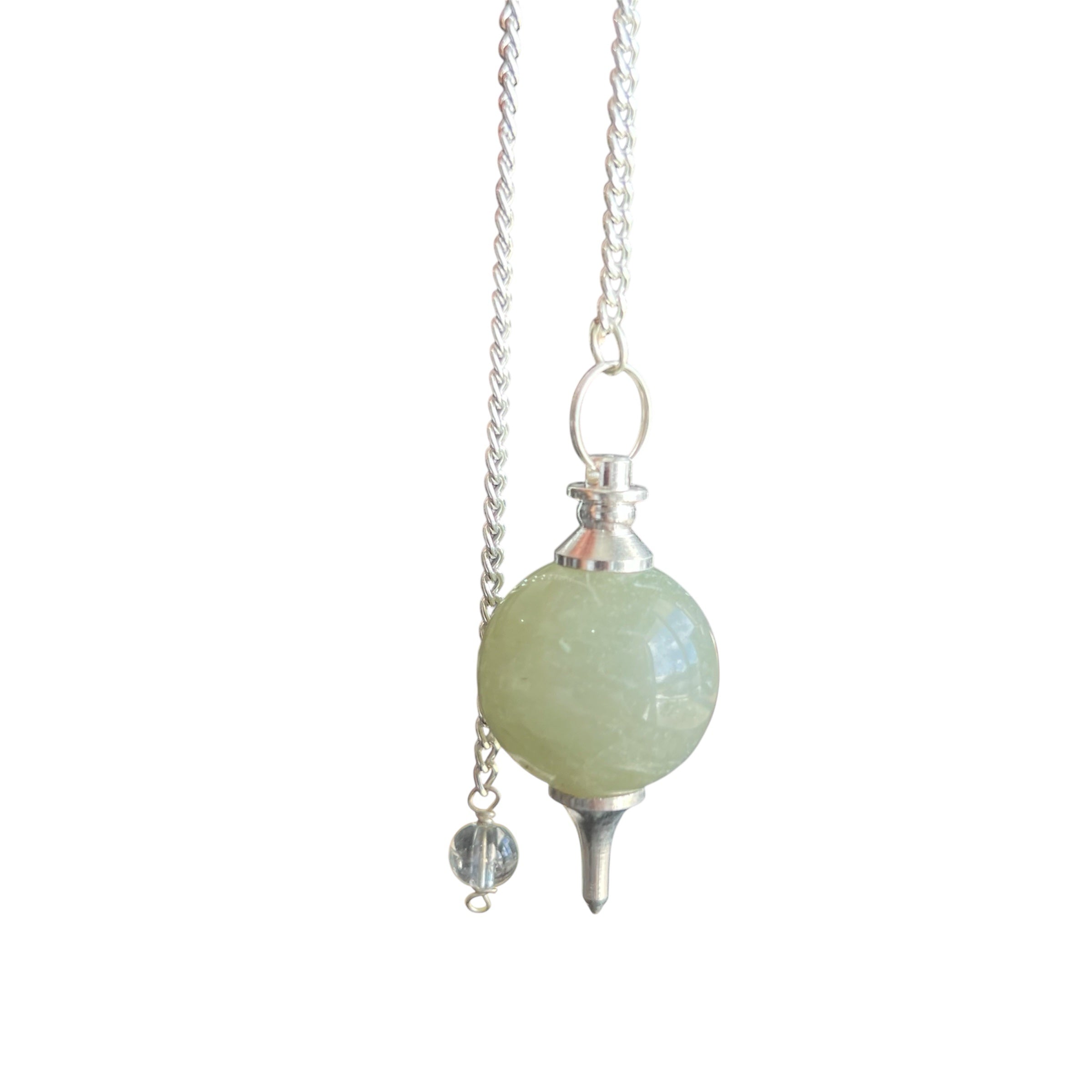 Green Aventurine Round Pendulum image 0