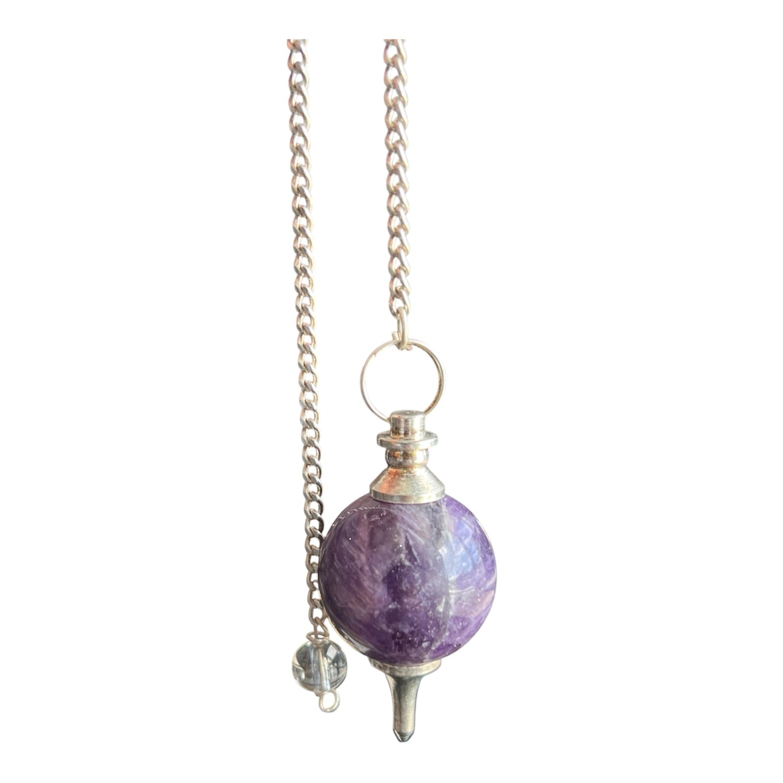 Amethyst Round Pendulum image 0
