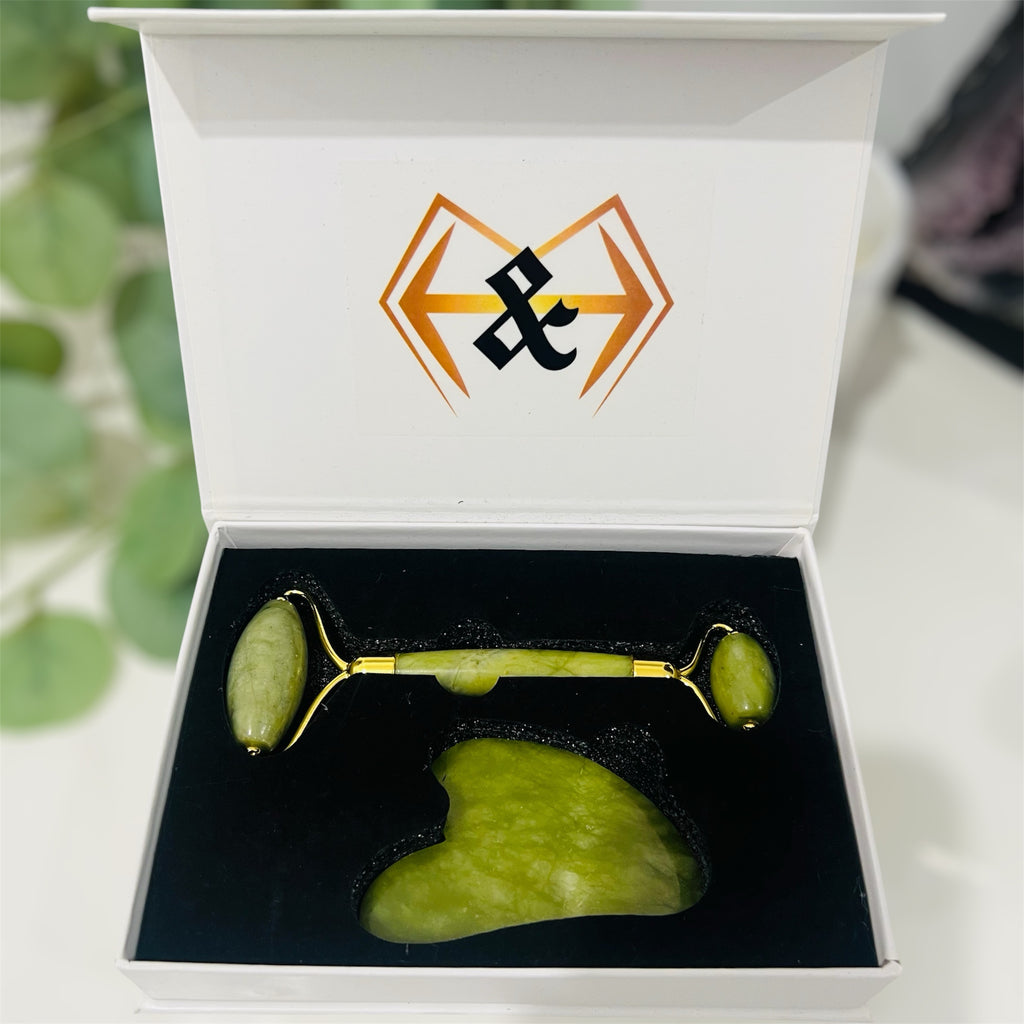 Jade Massager with Gua Sha Tool image 2