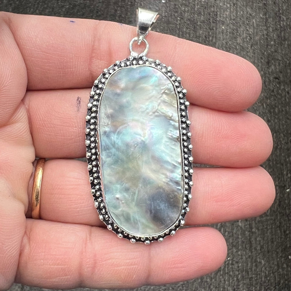 Abalone shell pendant