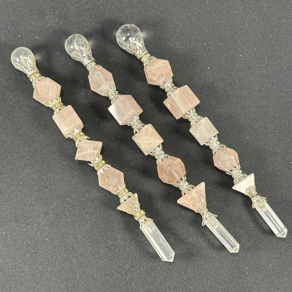 Rose Quartz Geometry Wand image 0