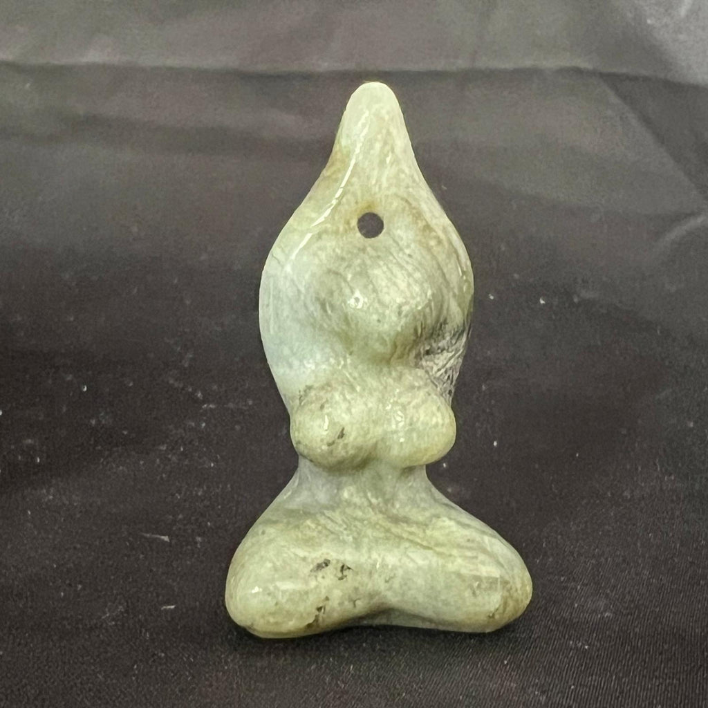 Yoga Lady Figurine - Labradorite image
