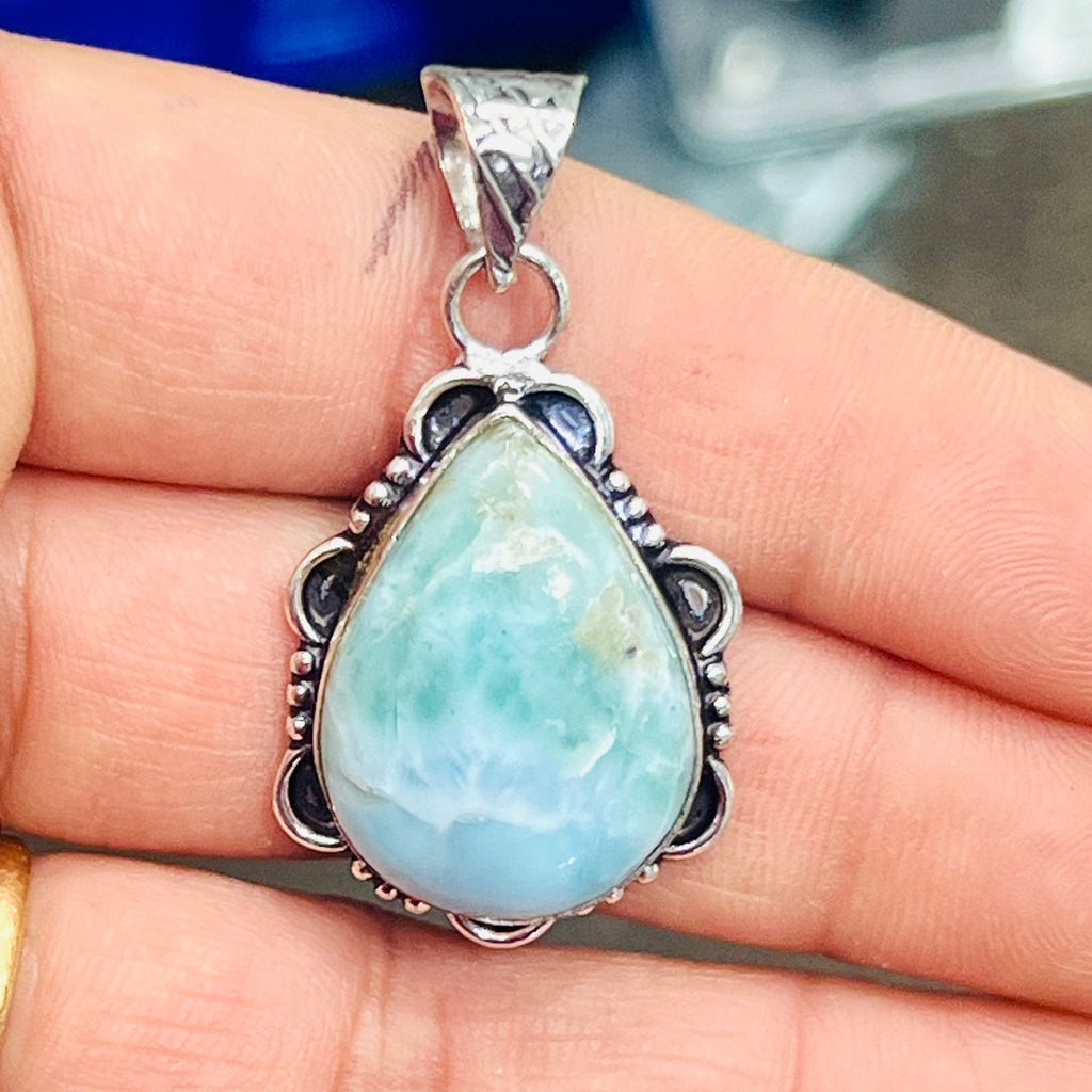 Larimar pendant