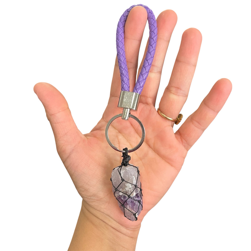 Amethyst Bag tag / Key Chain image 1