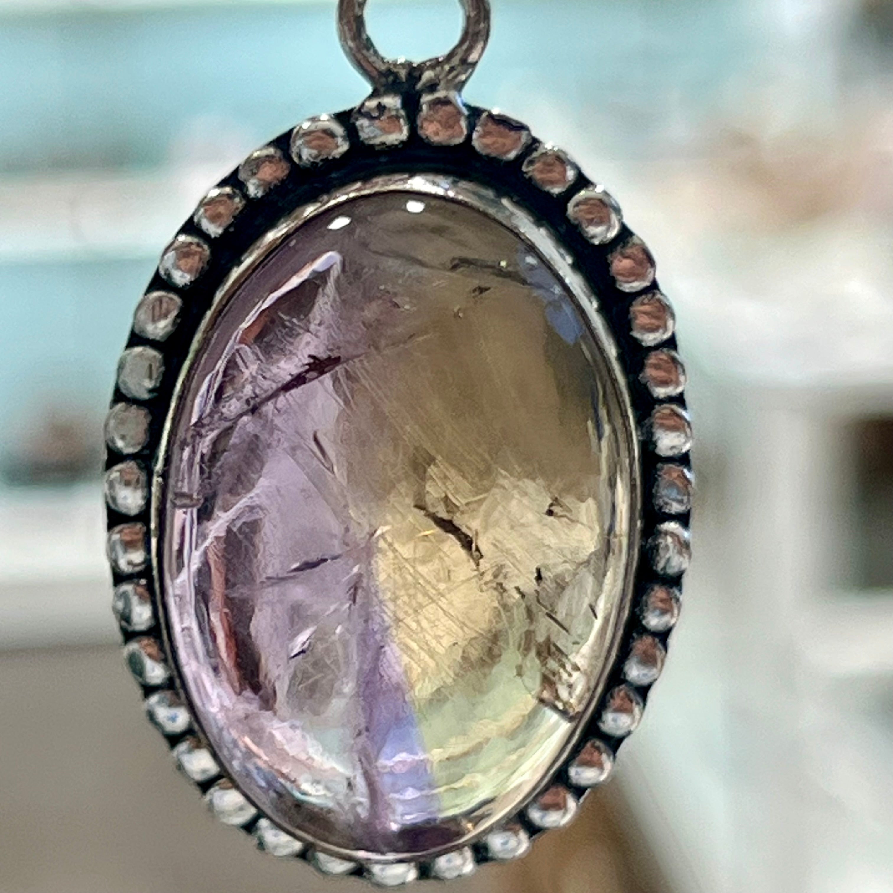 Ametrine pendant