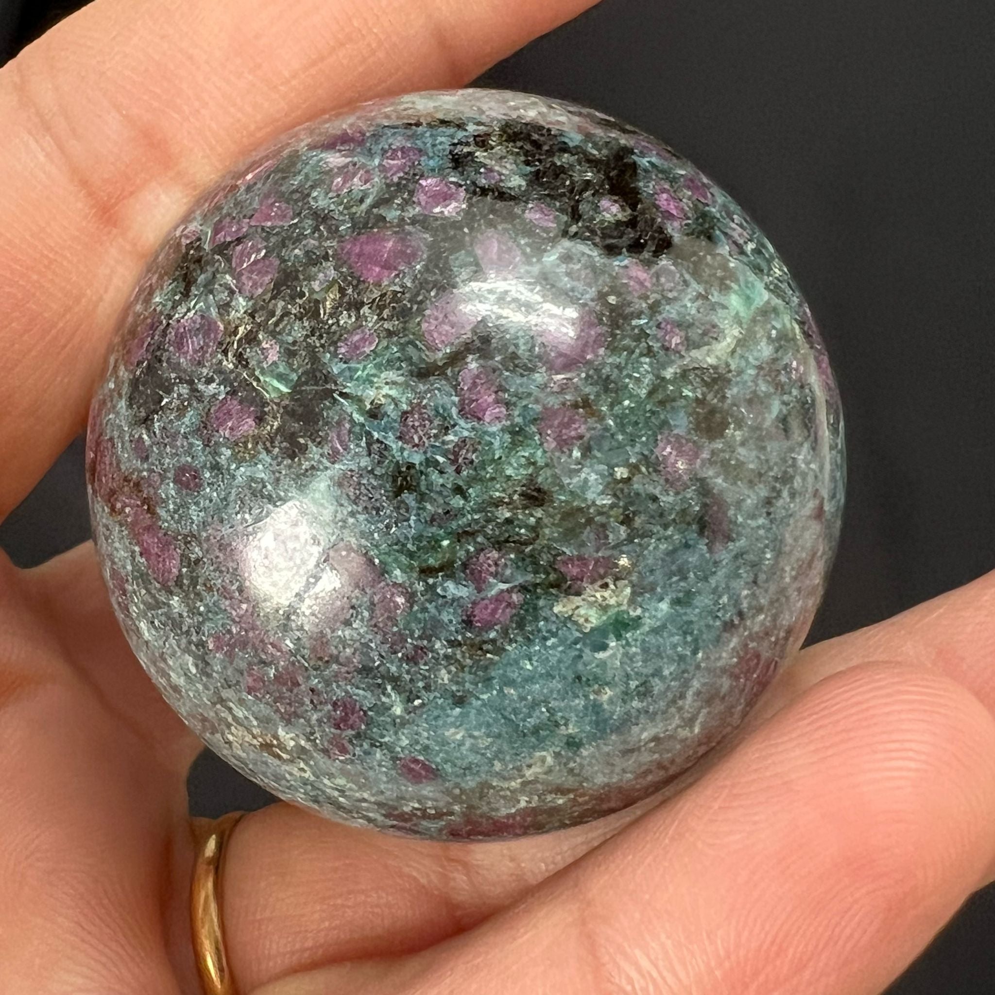 Ruby in Kyanite Sphere image 0