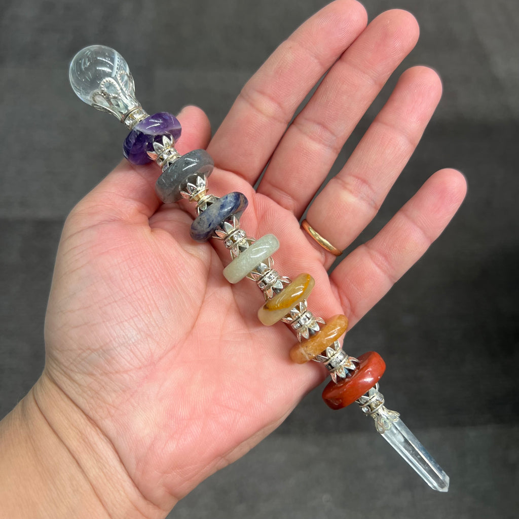 Seven Chakra Disc Wand
