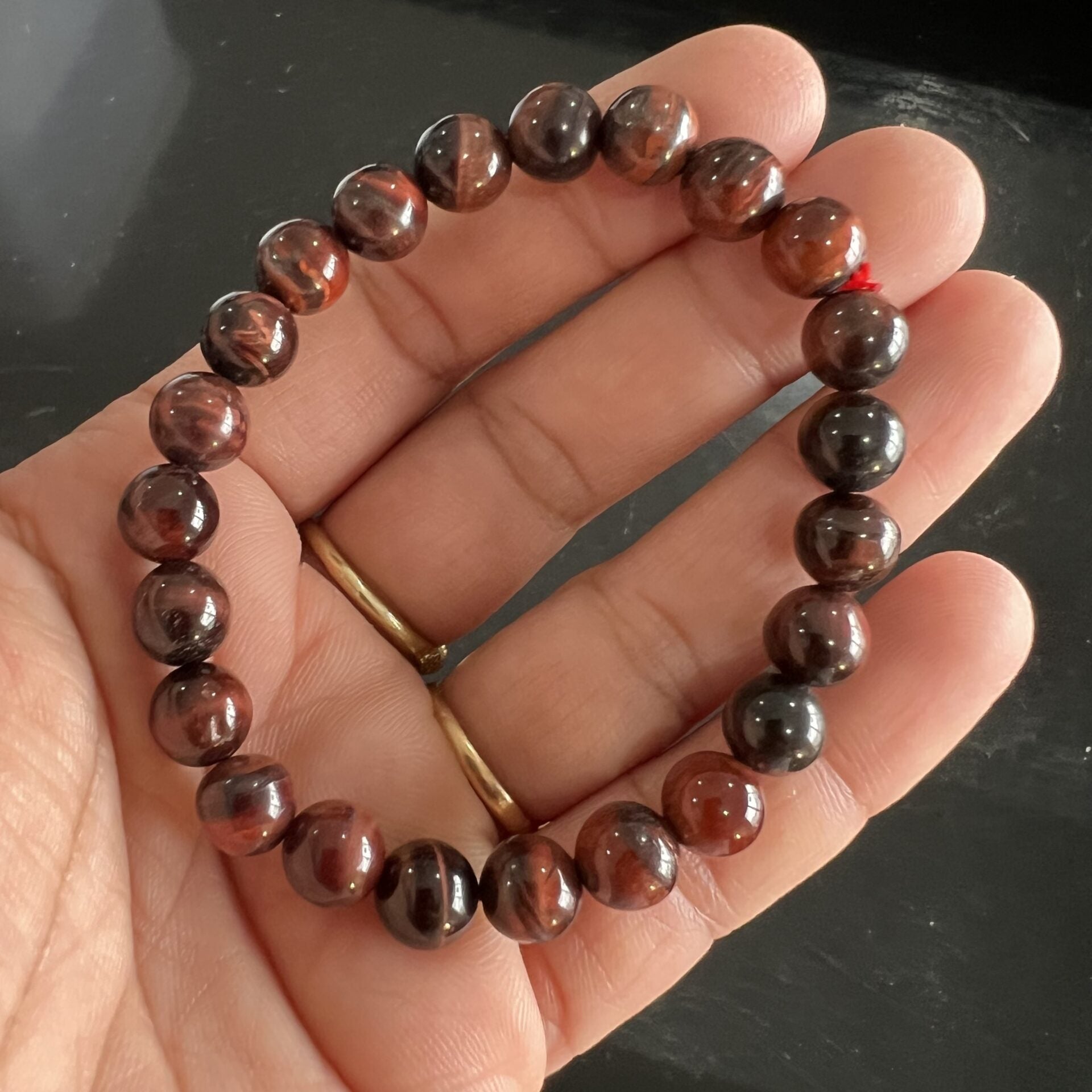 Red Tiger Eye Bracelet image 0