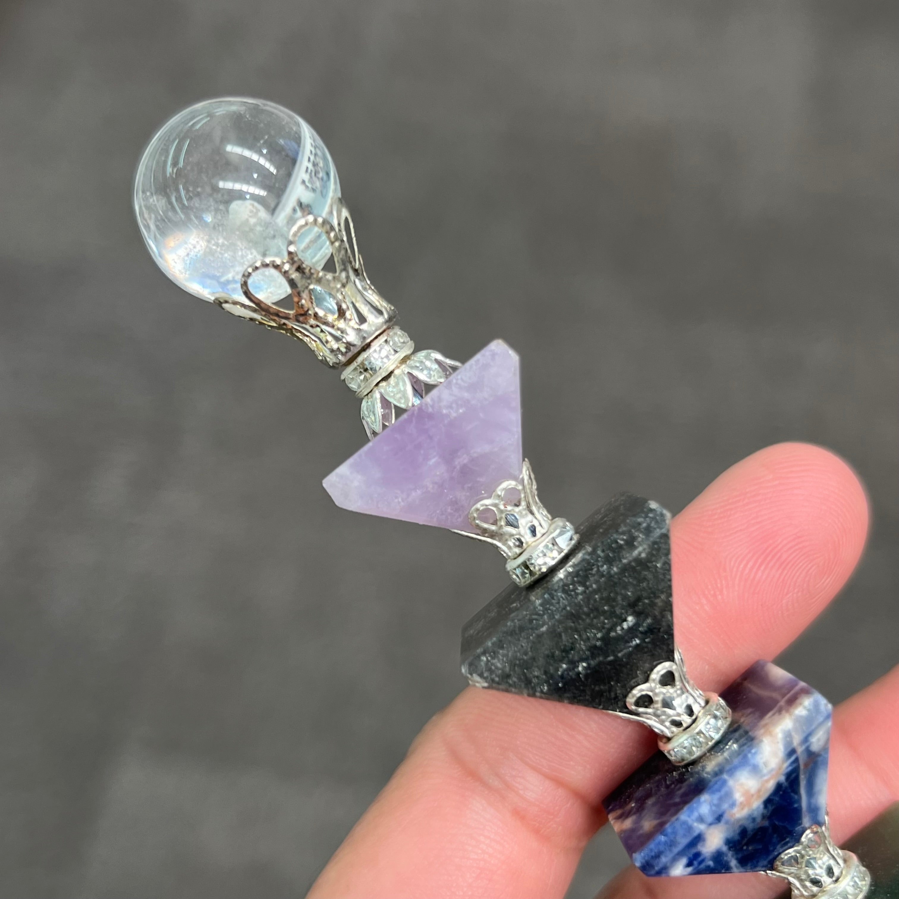 Seven Chakra Pyramid Wand