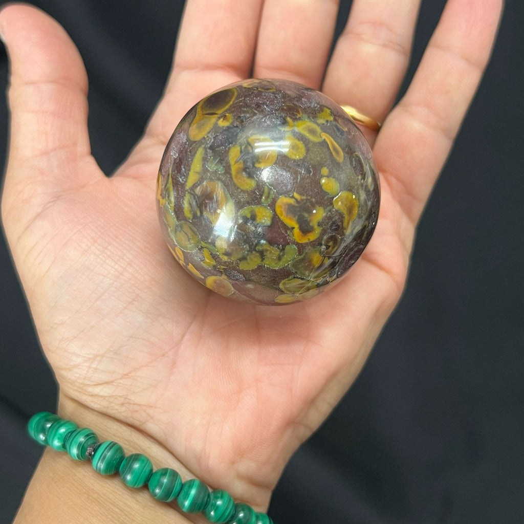 Fruit Jasper Sphere image 0