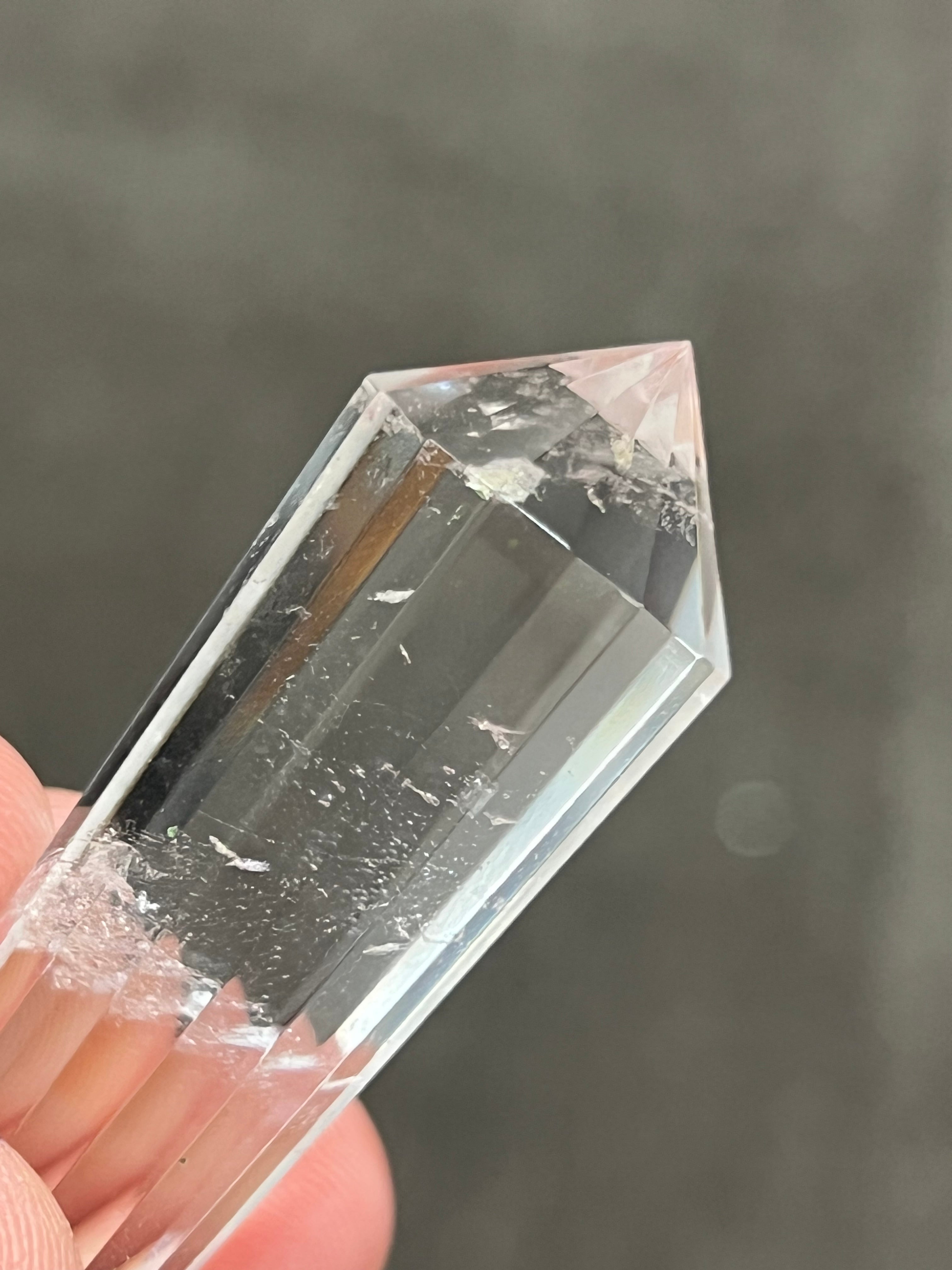 High grade Clear Quartz Vogel ( 12 sided )