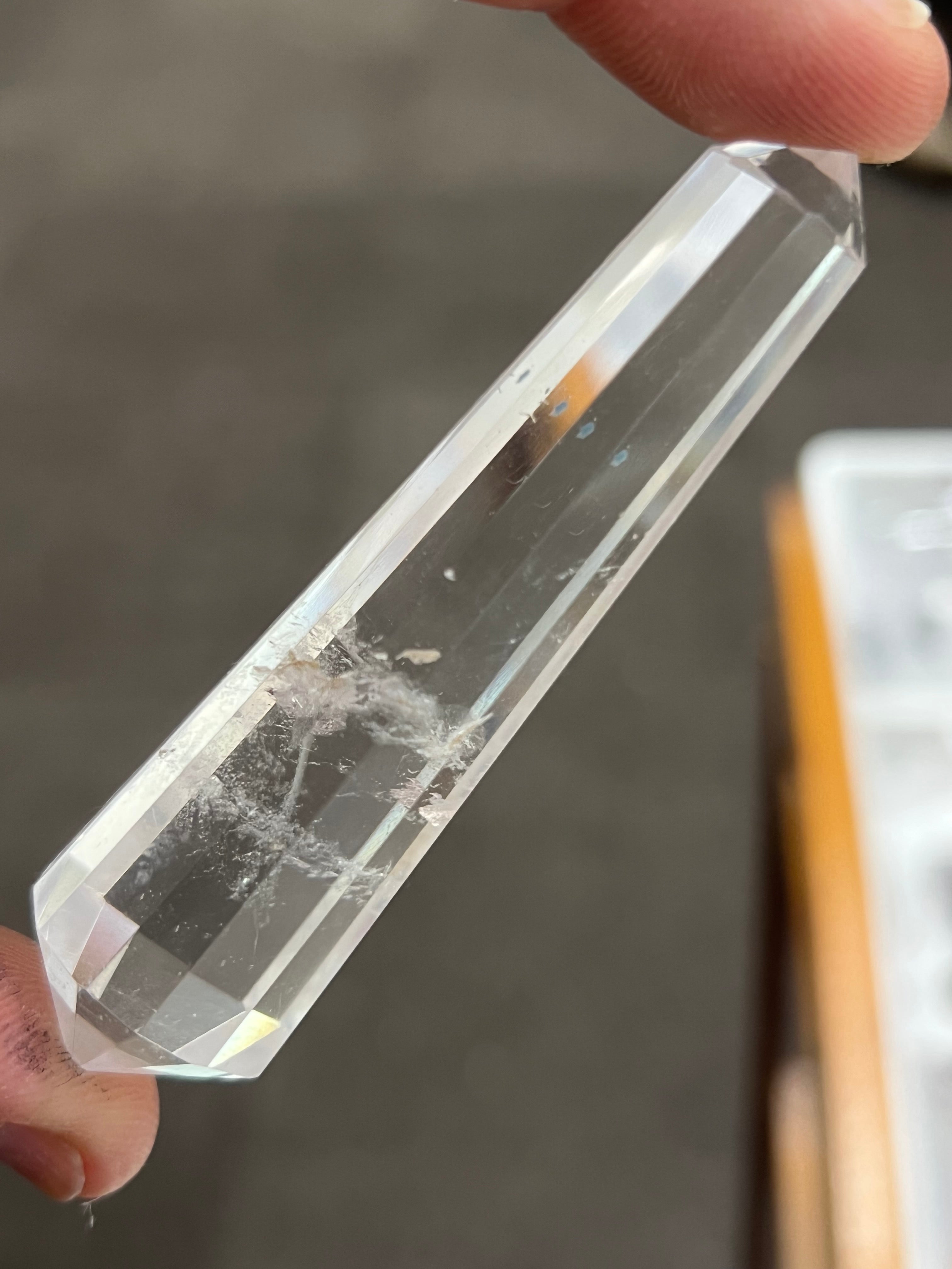 Clear Quartz Vogel 12 sided