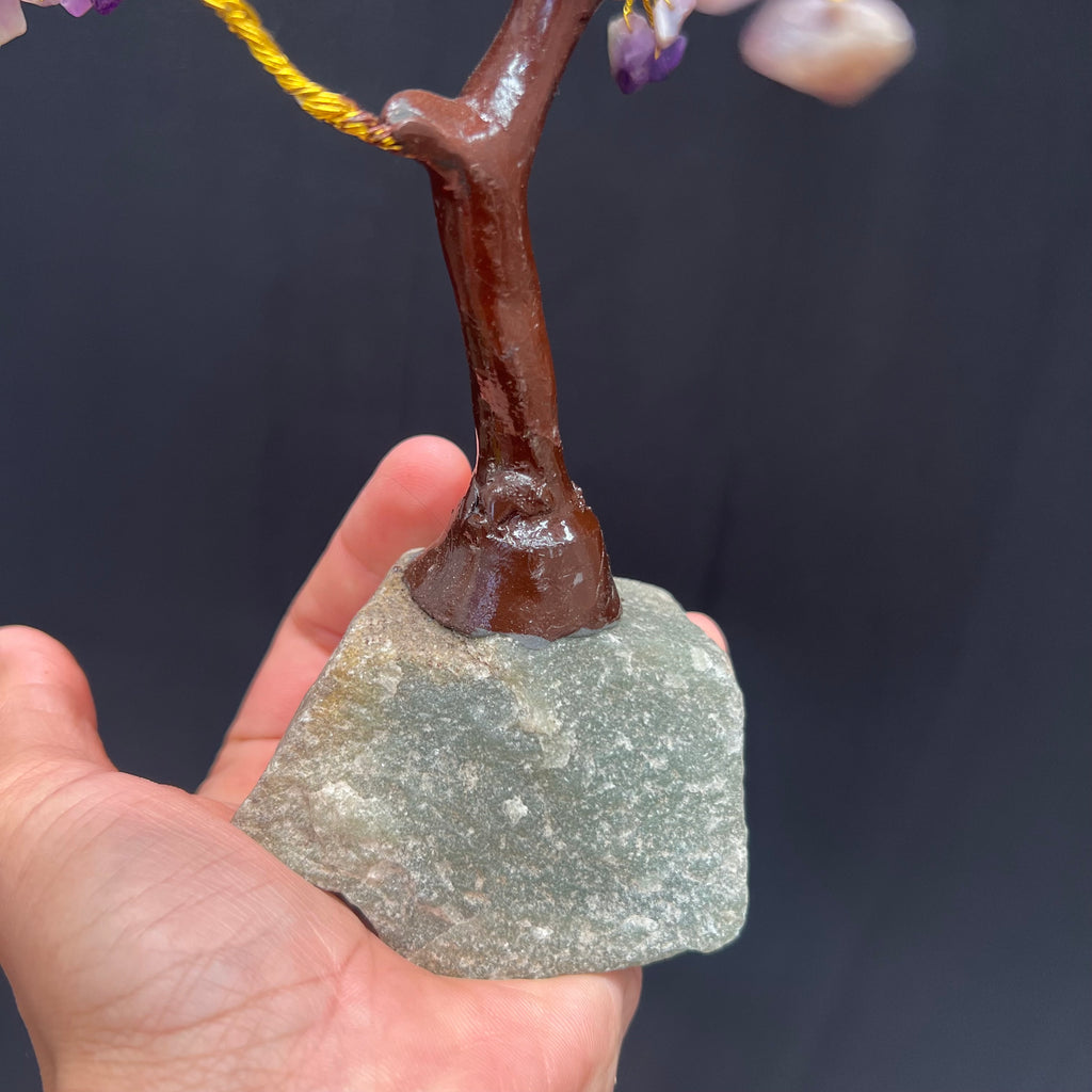 Amethyst Tree with Crystal Base 1