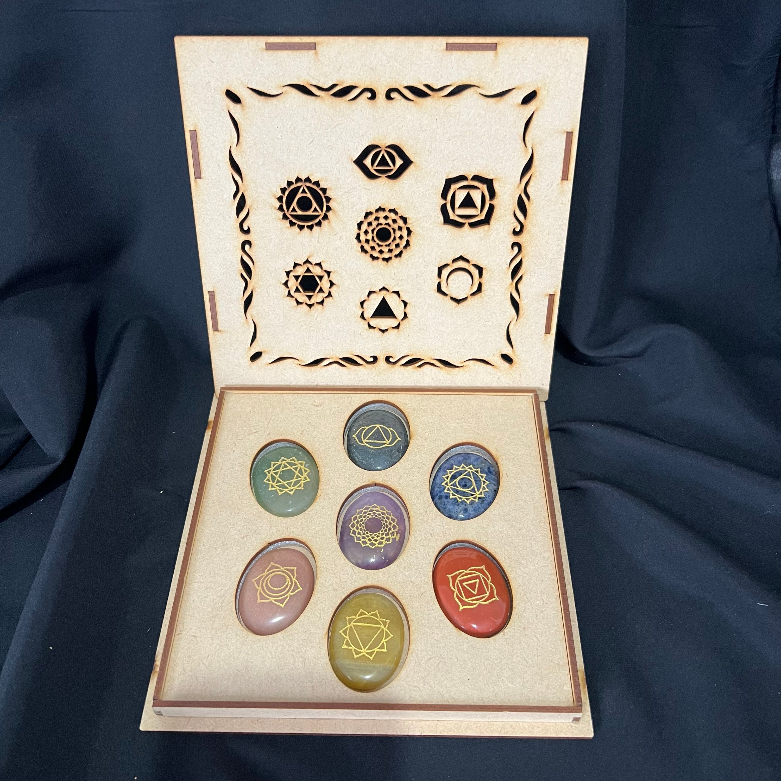 Seven Chakra Palmstones box image 0