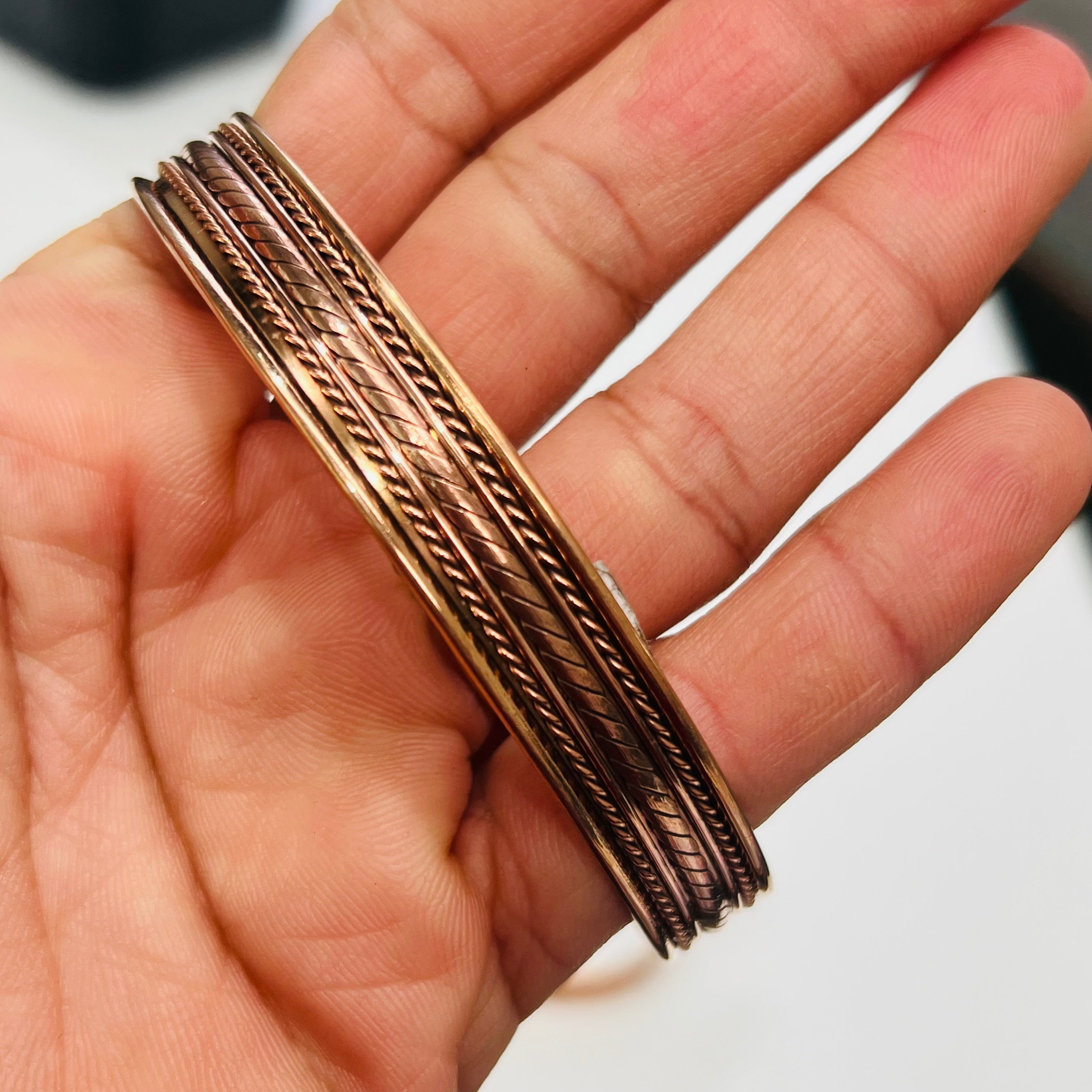 Cooper + Magnets Bracelet/ Cuff