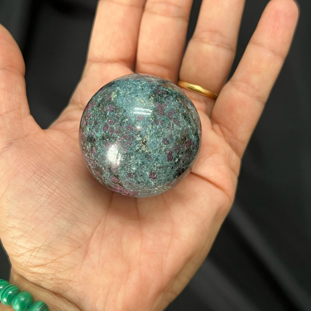 Ruby in Kyanite Sphere image 2