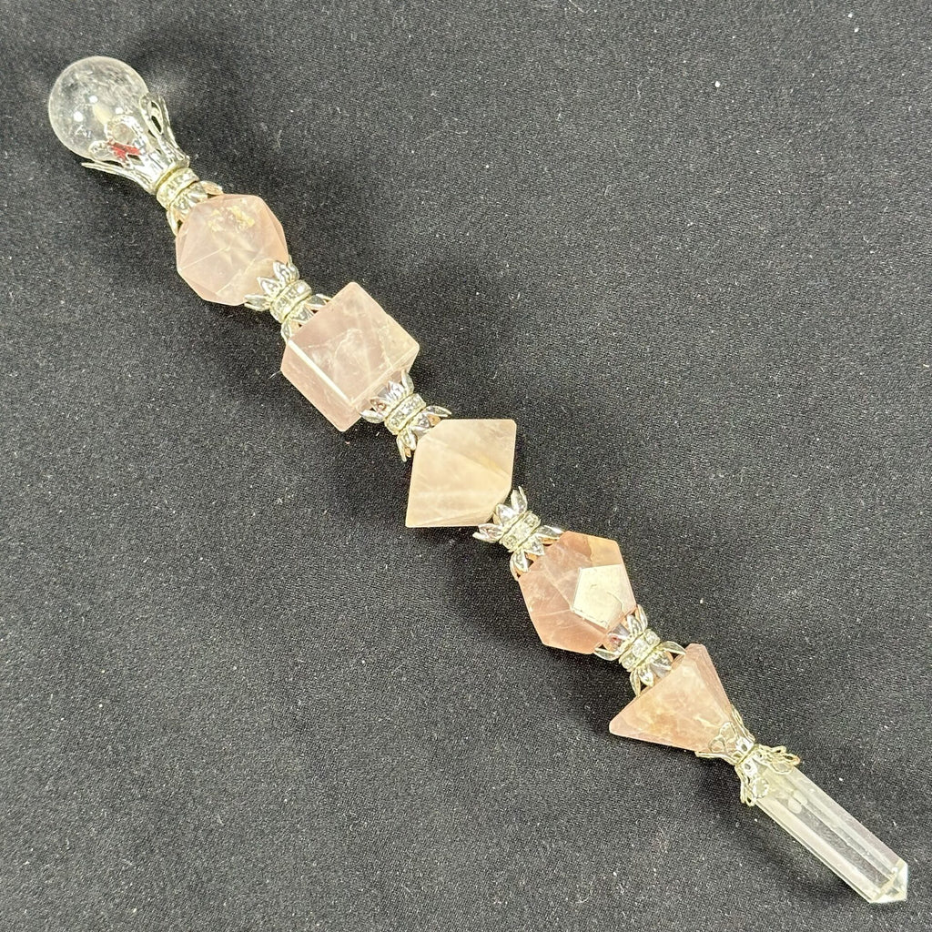 Rose Quartz Geometry Wand image 1