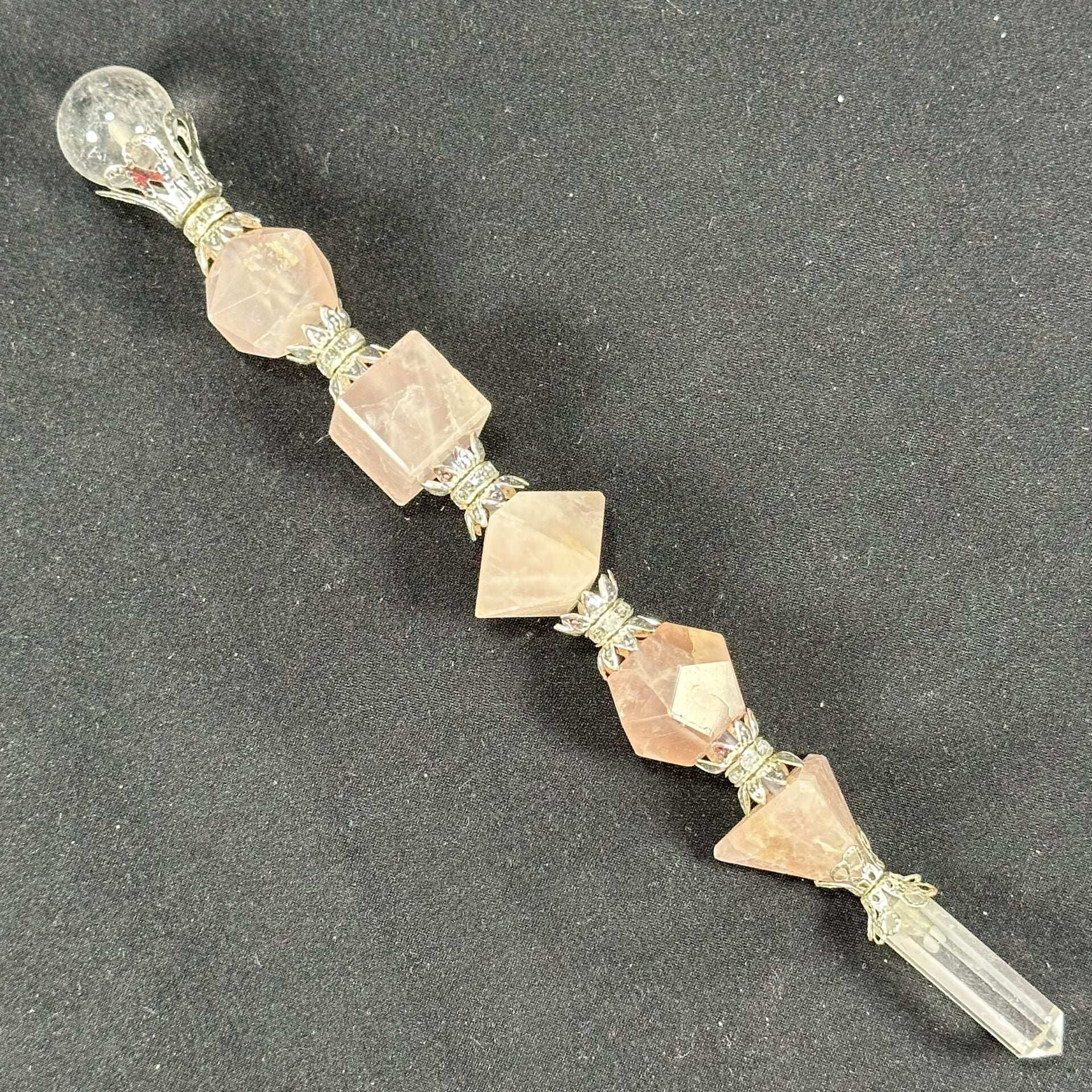 Rose Quartz Geometry Wand image 1