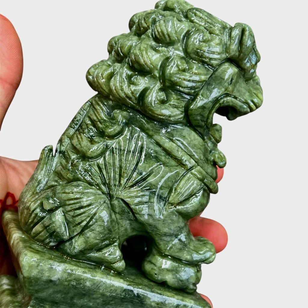 Large Jade Fu Dogs