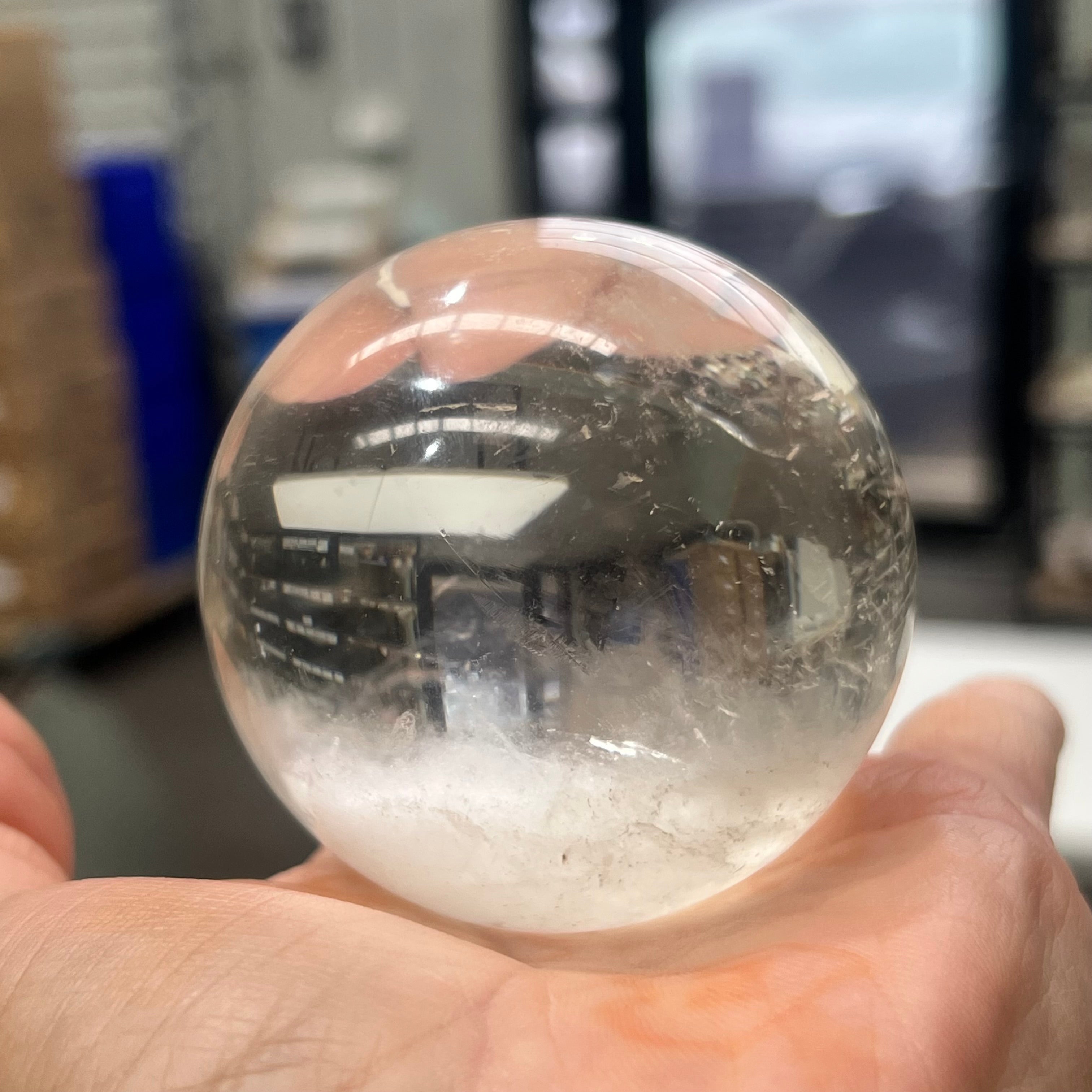 Clear Quartz sphere