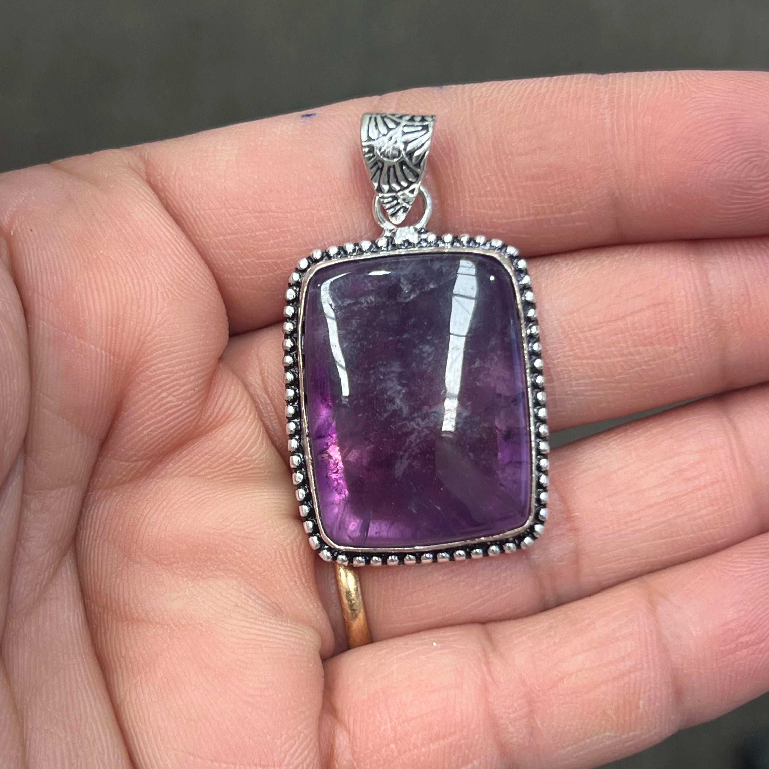 Amethyst pendant