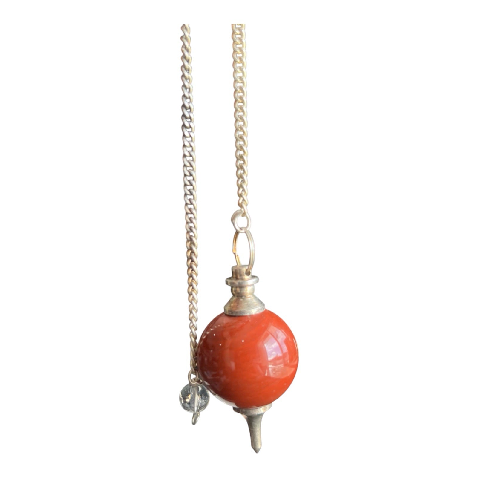 Red Jasper Round Pendulum image 0