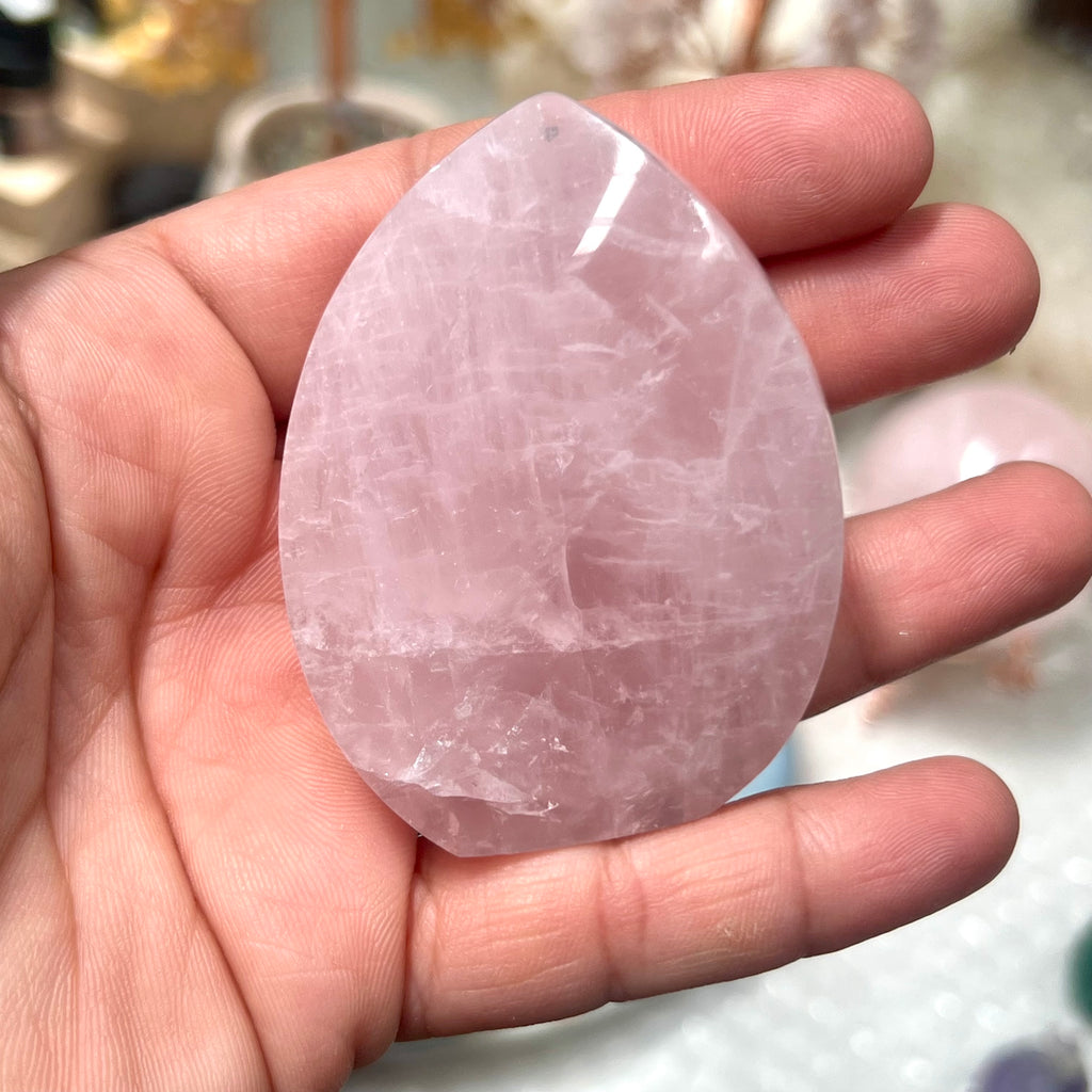 Rose Quartz Twisted Flame