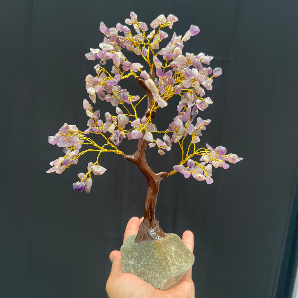 Amethyst Tree with Crystal Base 1