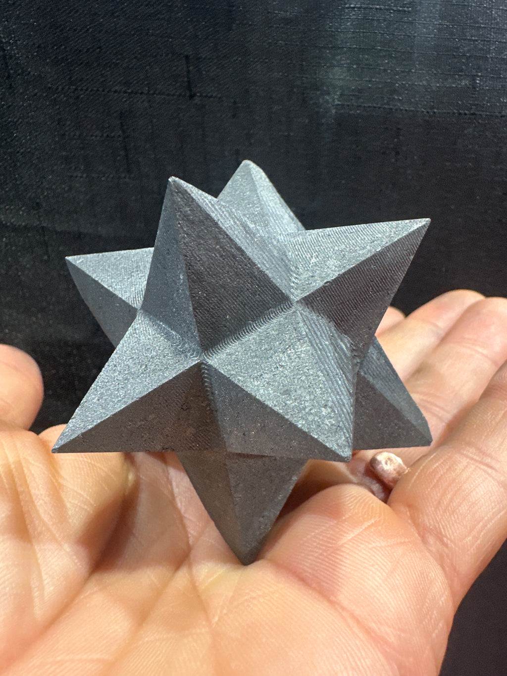 Sungite Merkaba Star