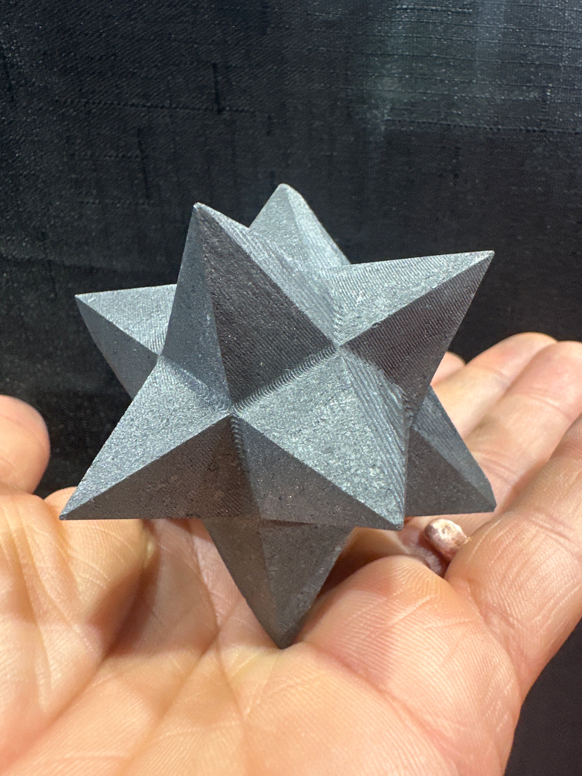 Sungite Merkaba Star