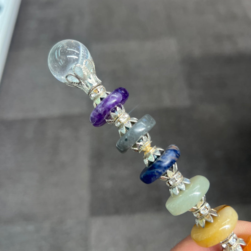 Seven Chakra Disc Wand