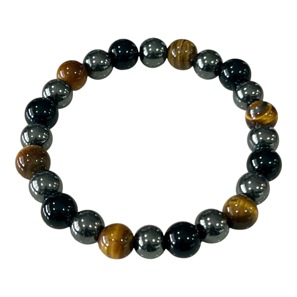 Triple Protection Healing Bracelet ( 8mm beads )