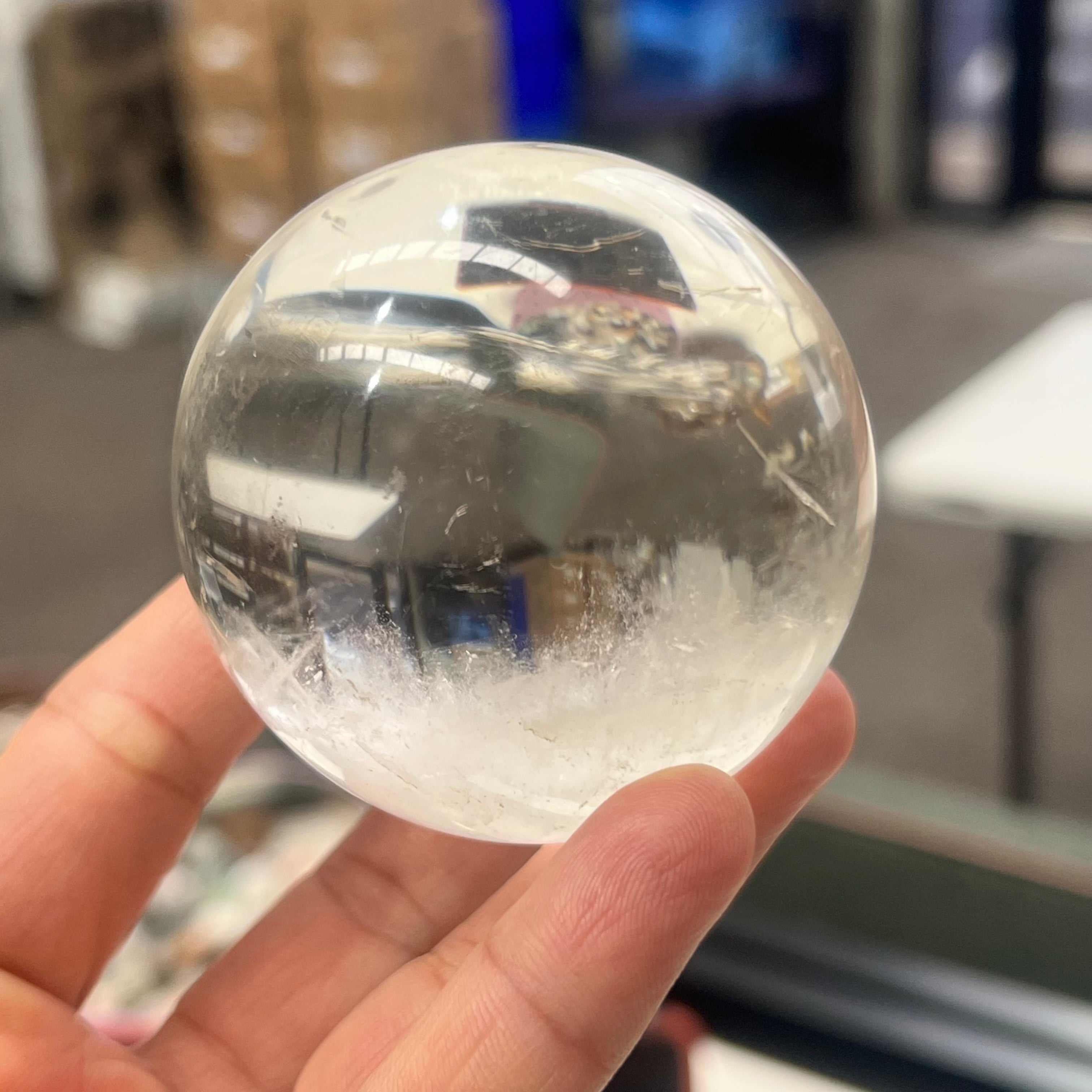 Clear Quartz sphere