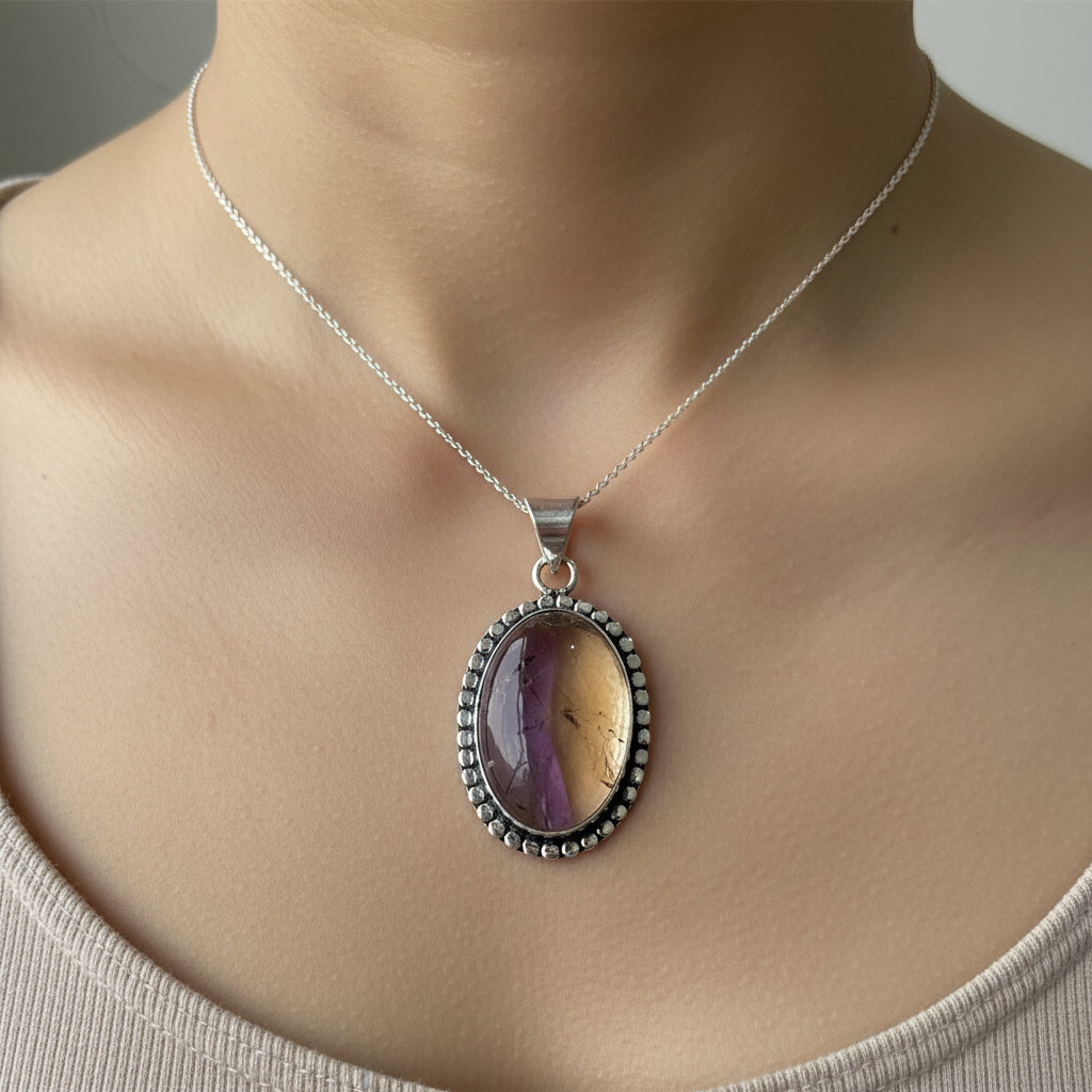 Ametrine pendant