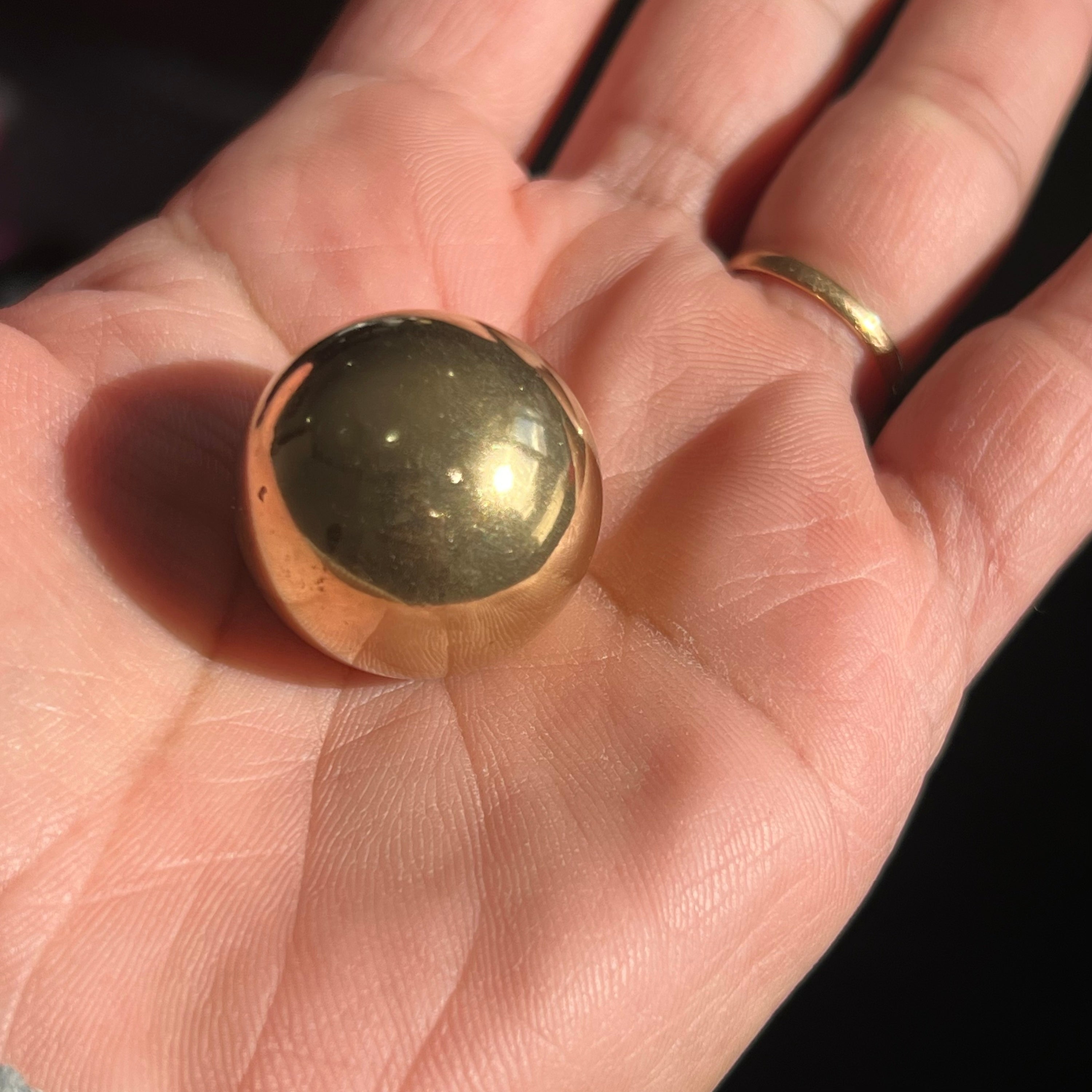 Solid Brass Sphere image 0
