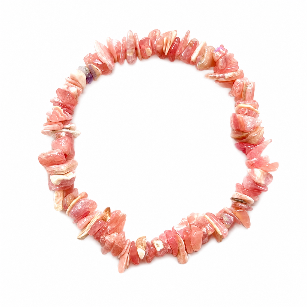 Rhodochrosite chips Bracelets
