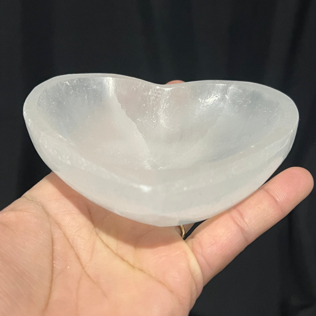 Selenite Heart Bowl image 2