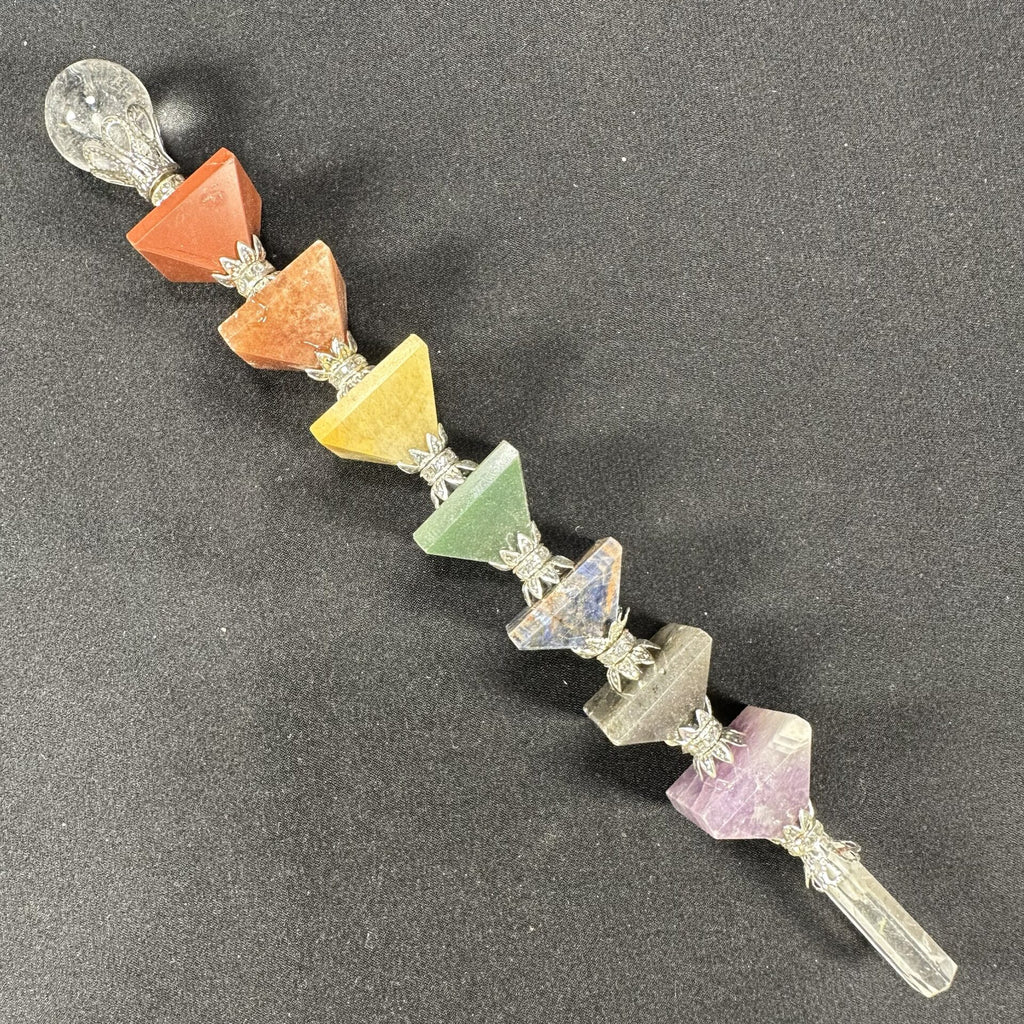 Seven Chakra Pyramid Wand image 1