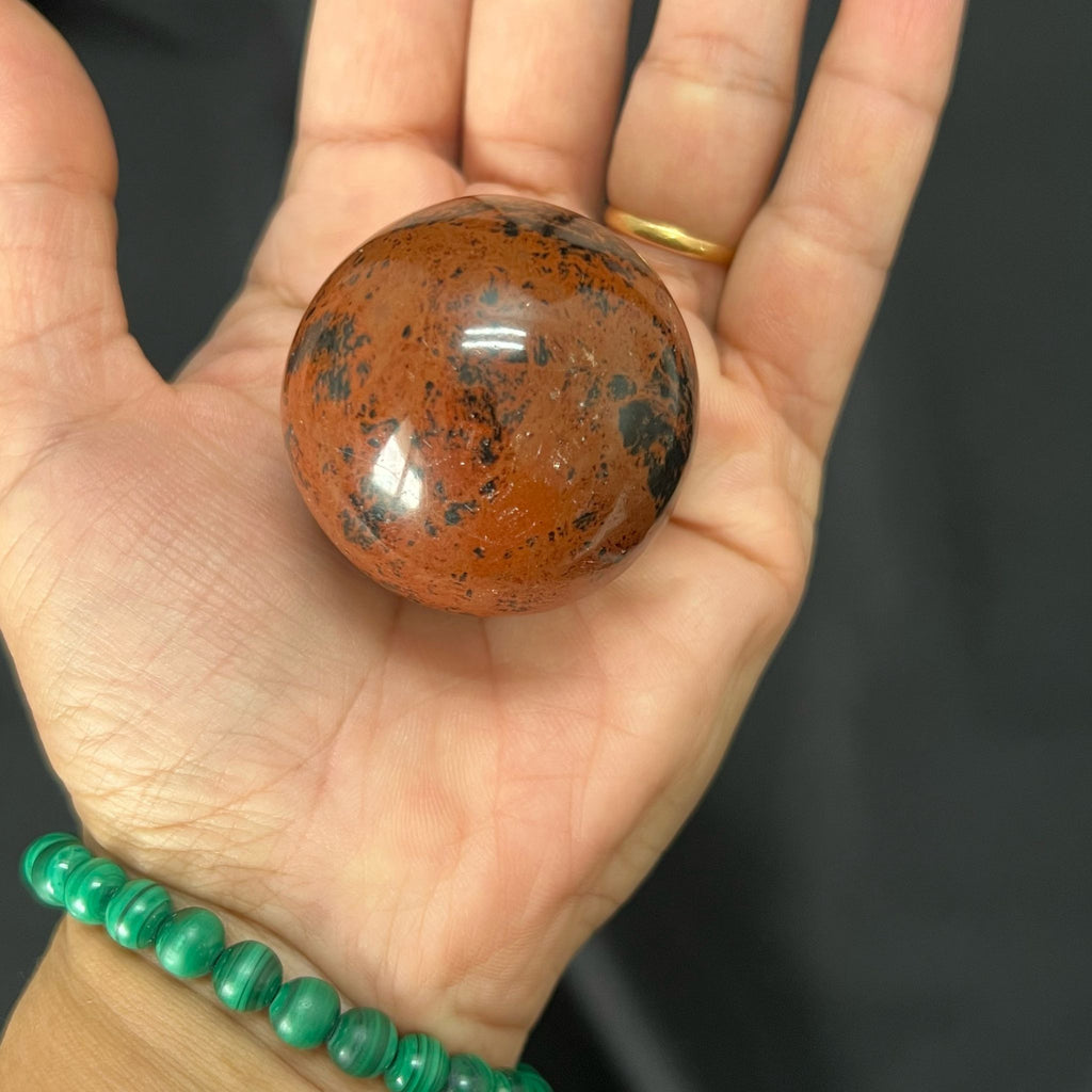 Mahongany Obsidian Sphere image 1