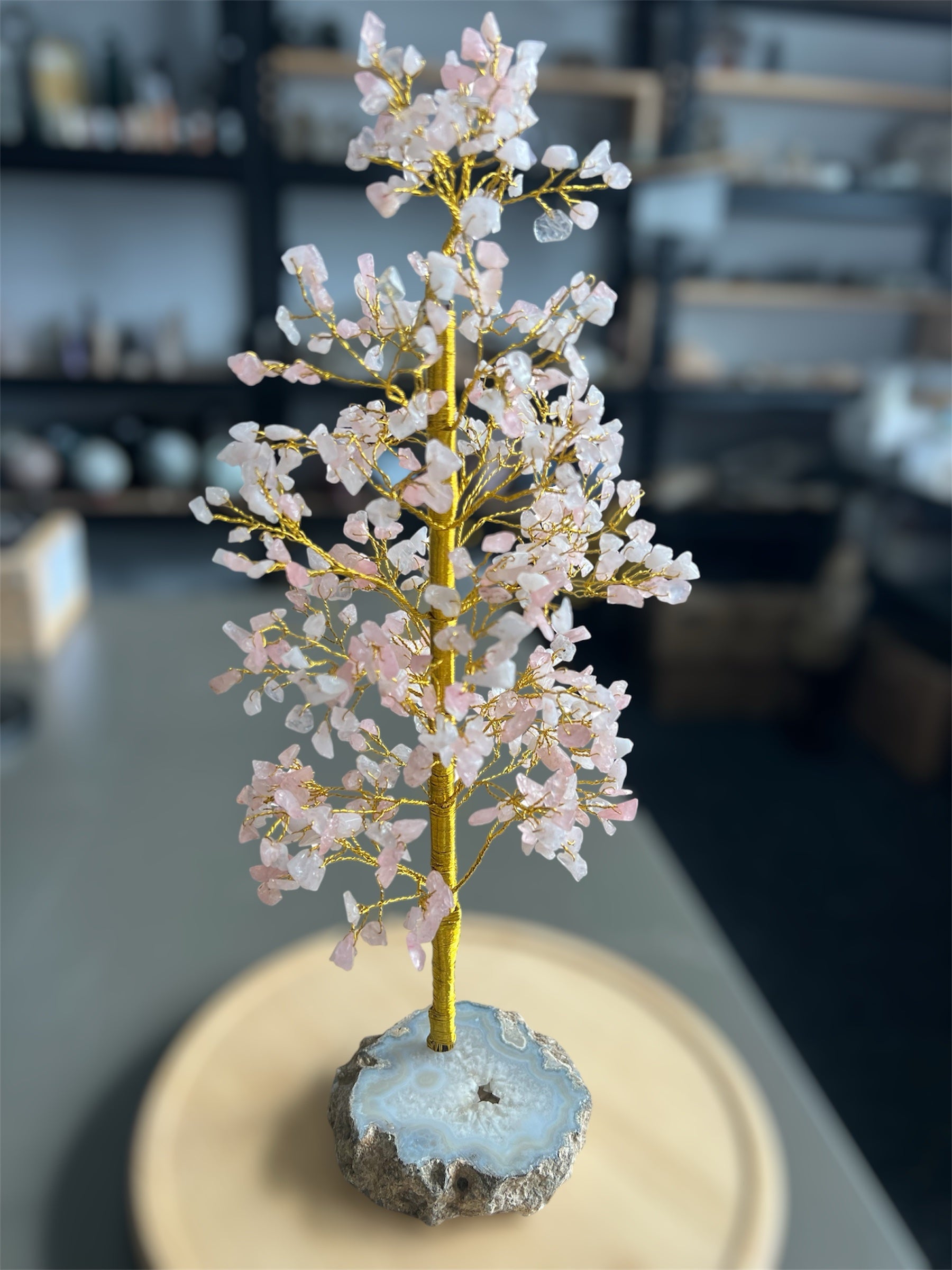 Large Rose Quartz Tree image 0