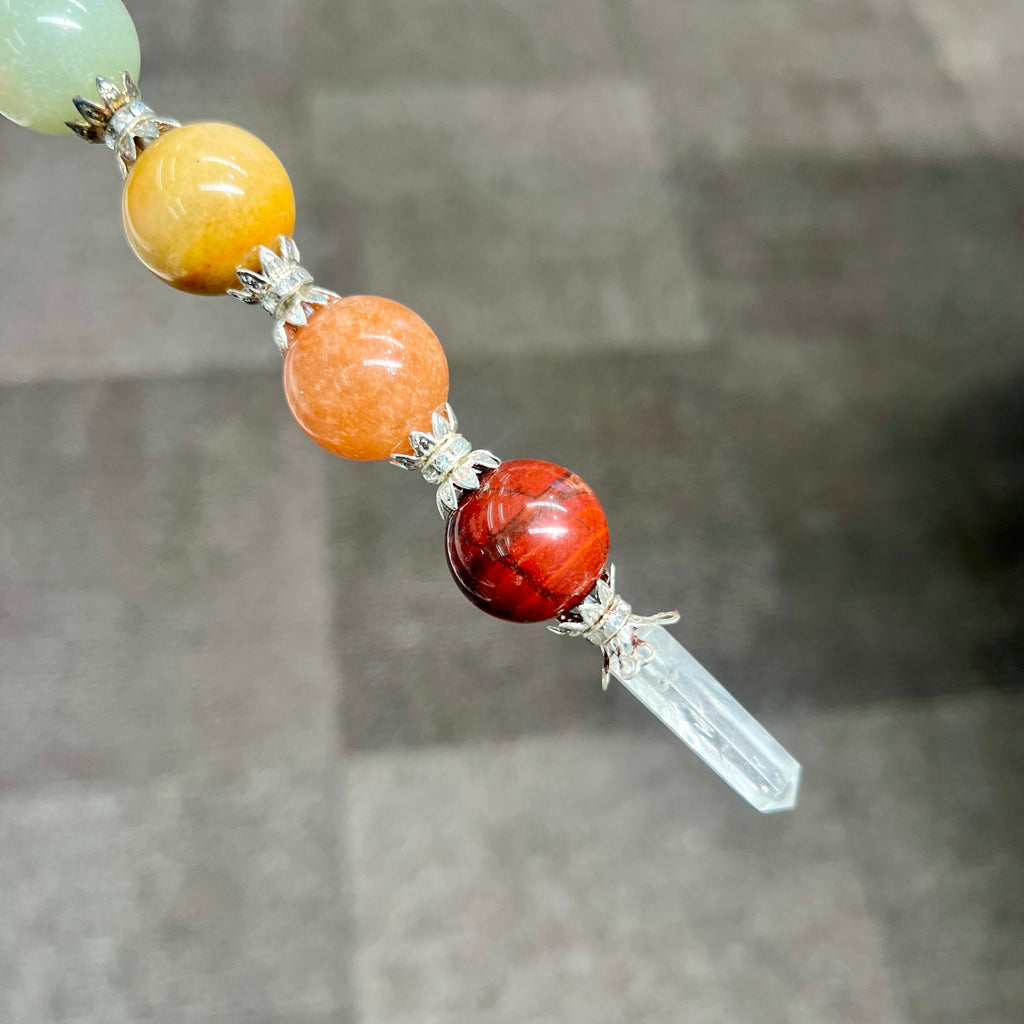 Seven Chakra Sphere Wand
