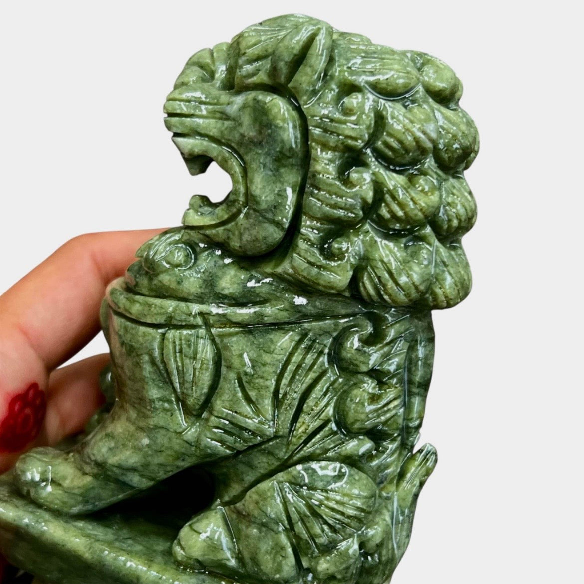 Large Jade Fu Dogs
