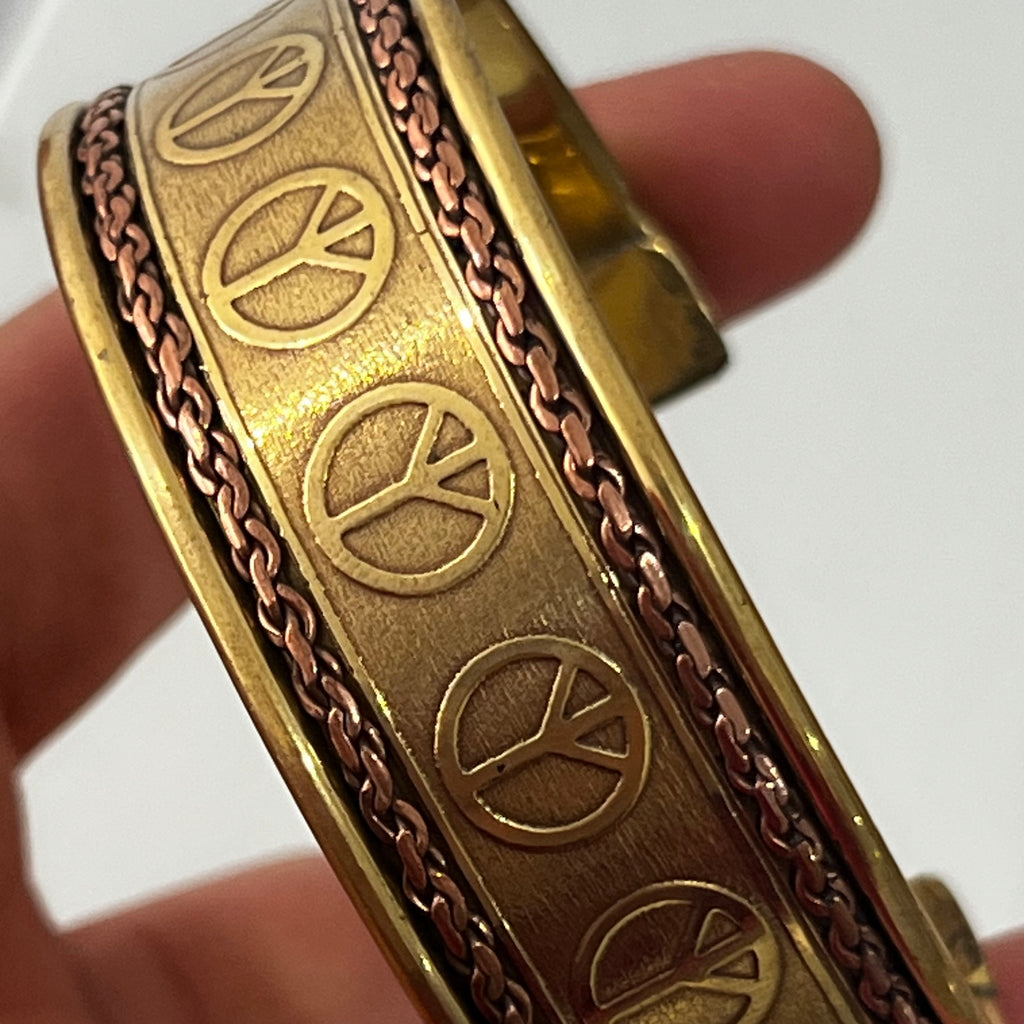Brass + Copper cuff / Bracelet