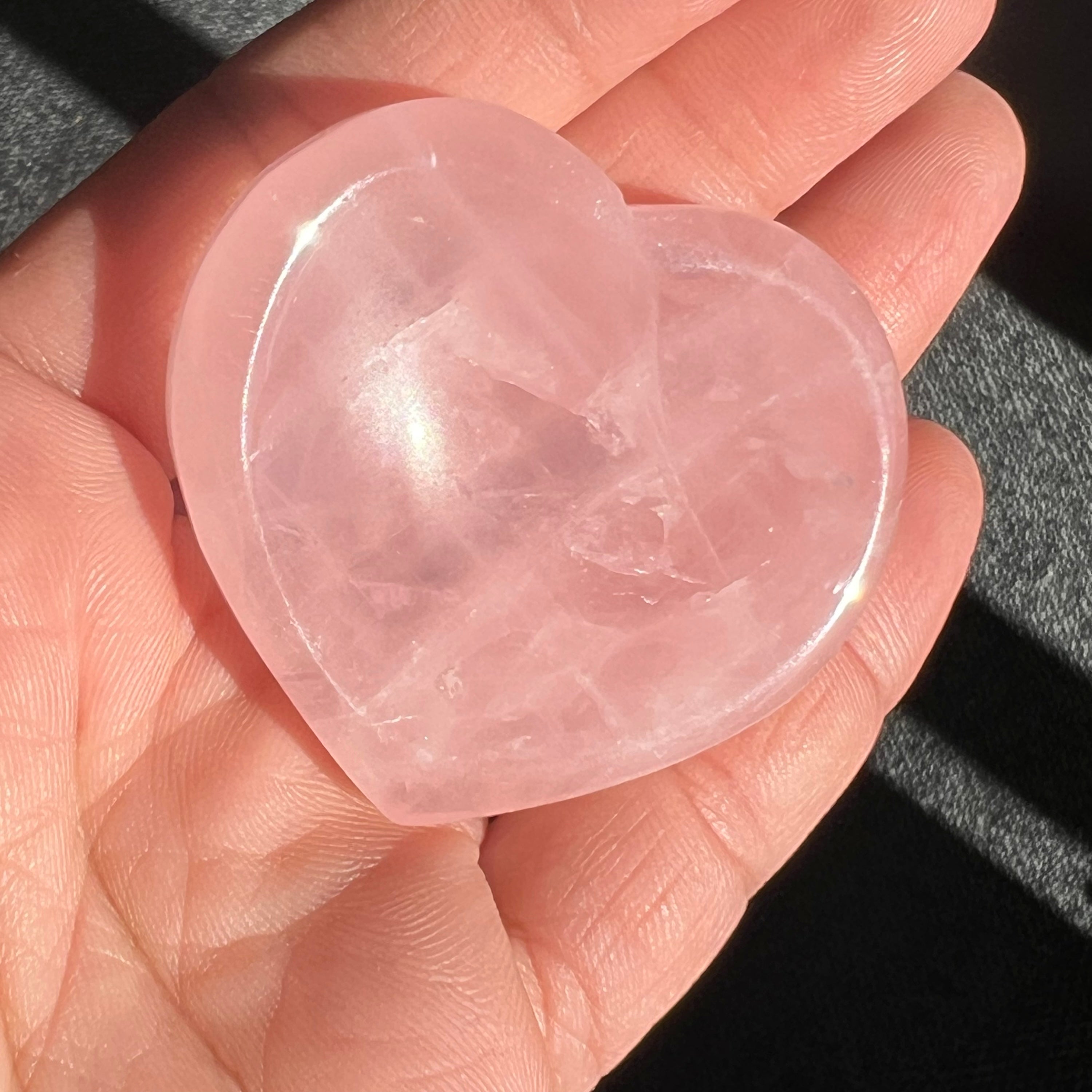 Rose Quartz heart small bowl image 0
