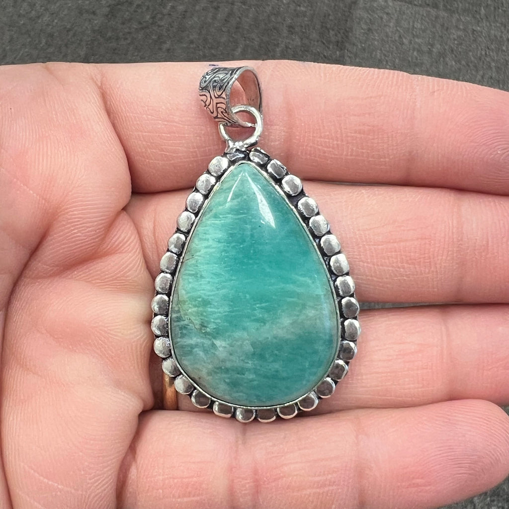 Amazonite pendant