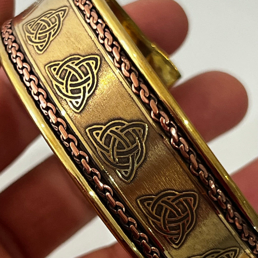 Brass + Copper cuff / Bracelet